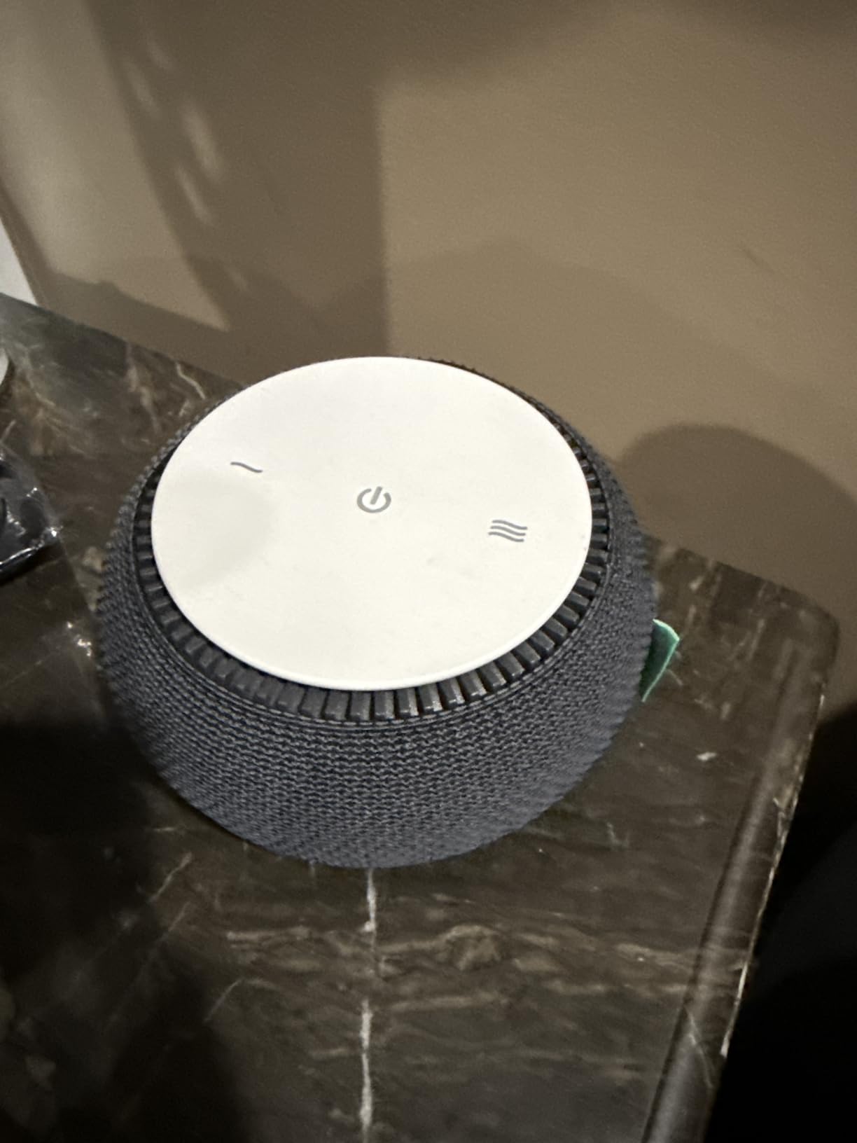 SNOOZ Original Smart White Noise Sound Machine, Real Fan Inside for Sleep | Natural Sound from a Real Fan, Non-Looping White Noise, App Scheduler, 10 Levels, Masks Snoring, Office Privacy & Neighbors customer photo 1