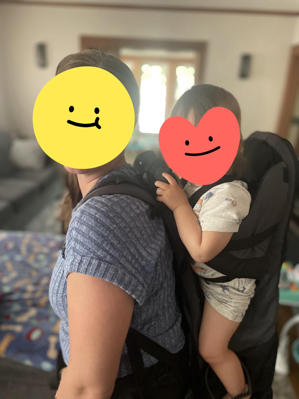 ClevrPlus Deluxe Adjustable Baby Carrier Outdoor Hiking Child Backpack Camping customer photo 2