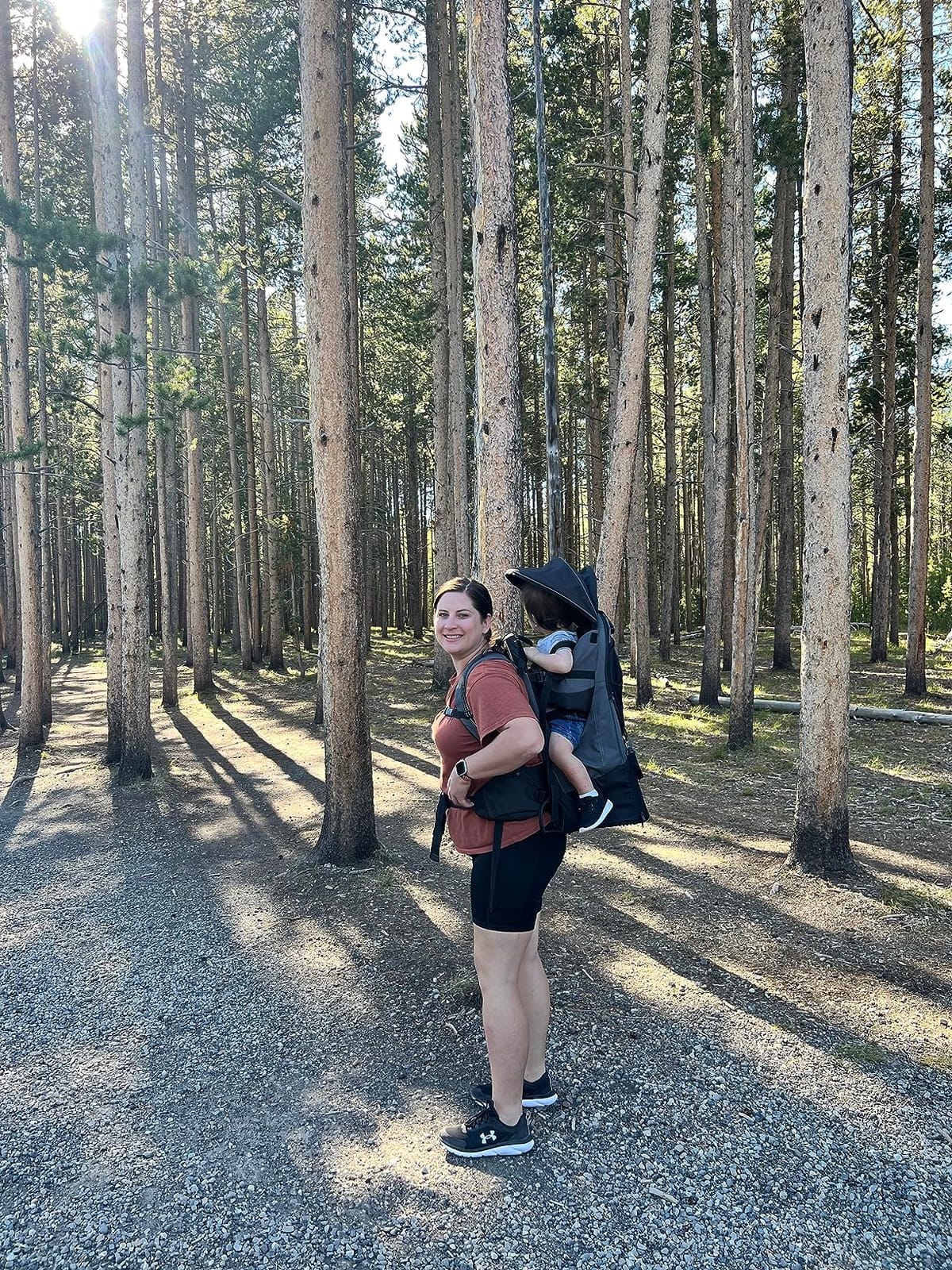 ClevrPlus Deluxe Adjustable Baby Carrier Outdoor Hiking Child Backpack Camping customer photo 2