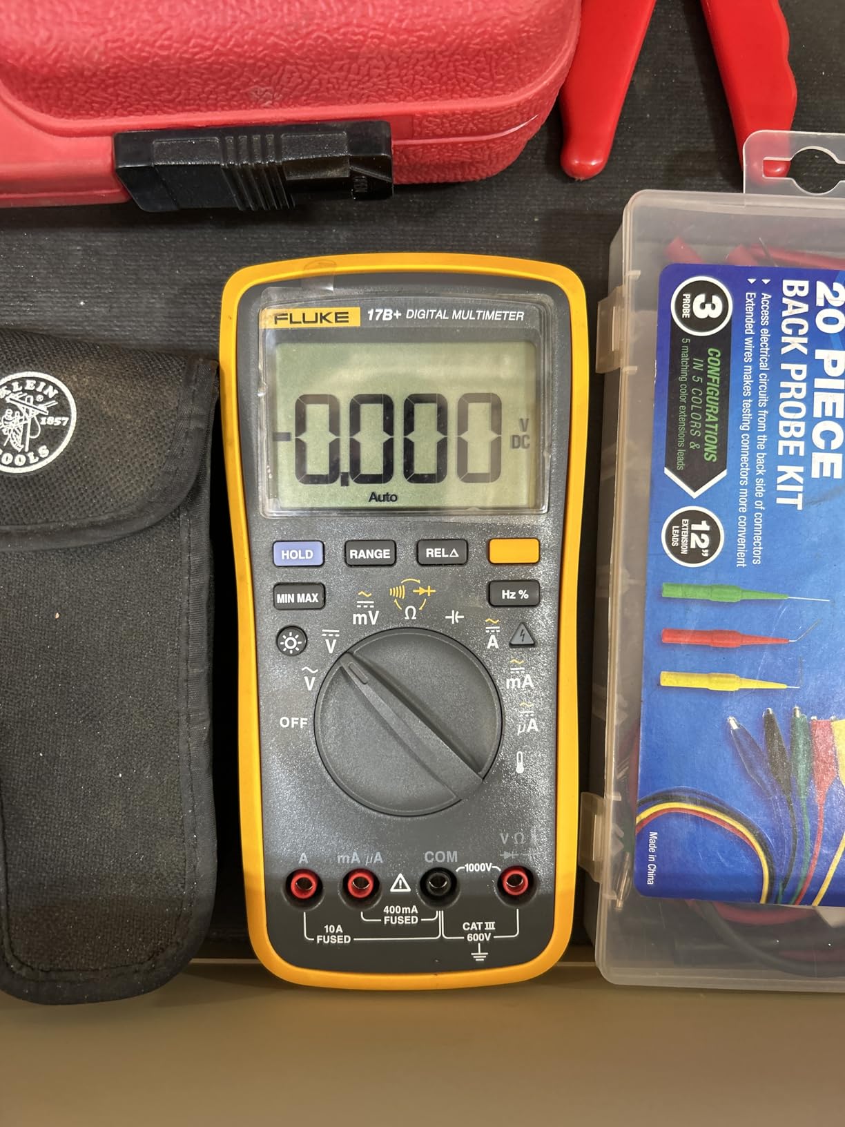 Fluke 17B+ Digital Multimeter, for Electrical Applications, Measures AC/DC Voltage 1000V, Current Measurements to 10A, Resistance, Continuity, Diode, Capacitance, Frequency, and Temperature Testing customer photo 1