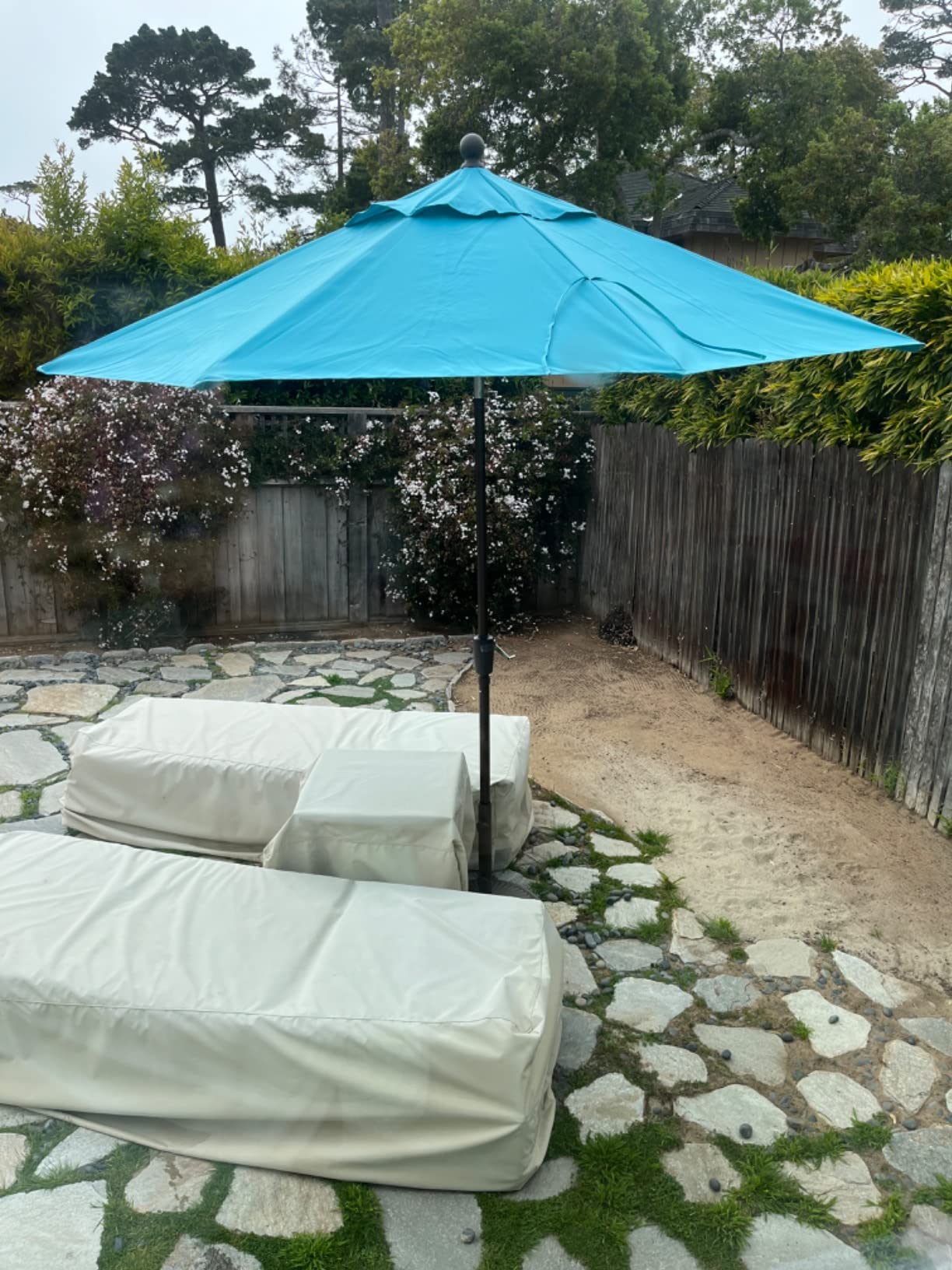 Treasure Garden 50 lb Classic Market Umbrella Base - Bronze Cast Iron - Fits 1.5 Inch Poles customer photo 1