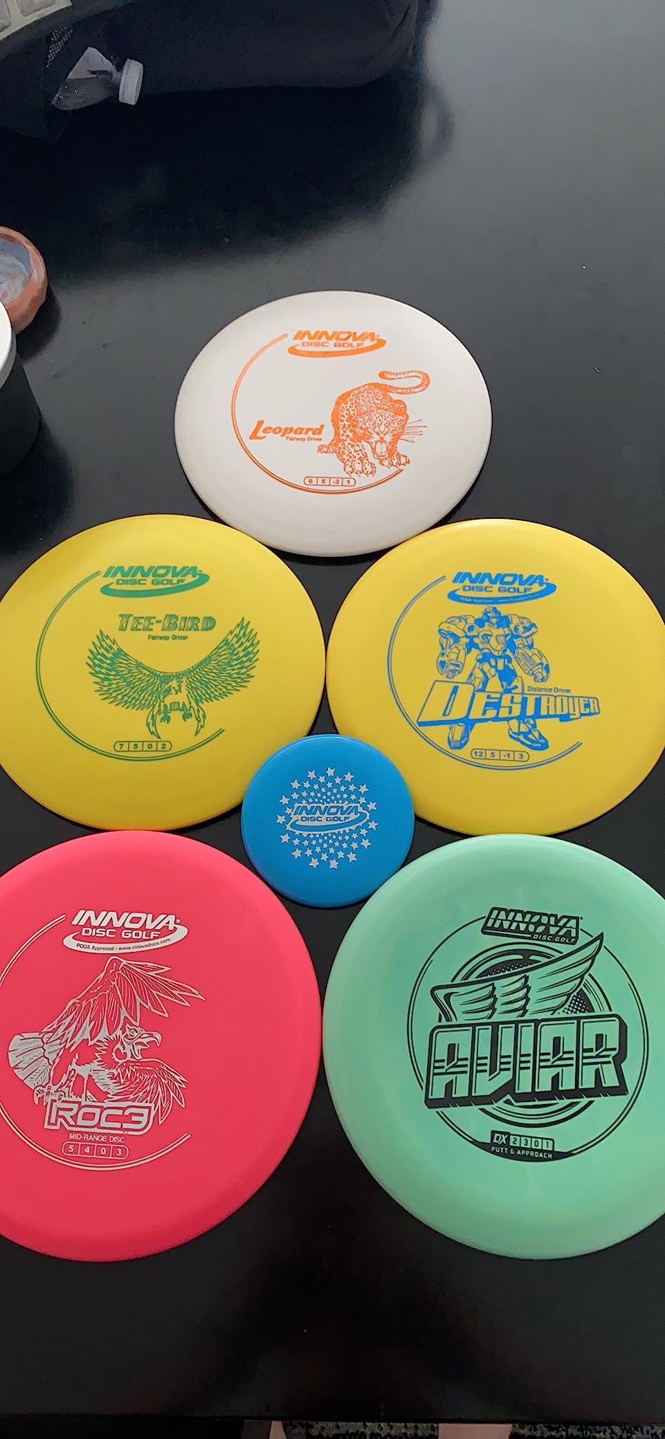 Innova Disc Golf Starter Set –Colors May Vary 160-180g – Includes Putter, Mid Range, 2X Fairway Drivers, Distance Driver, Mini Marker Beginner Disc Golf Set customer photo 1