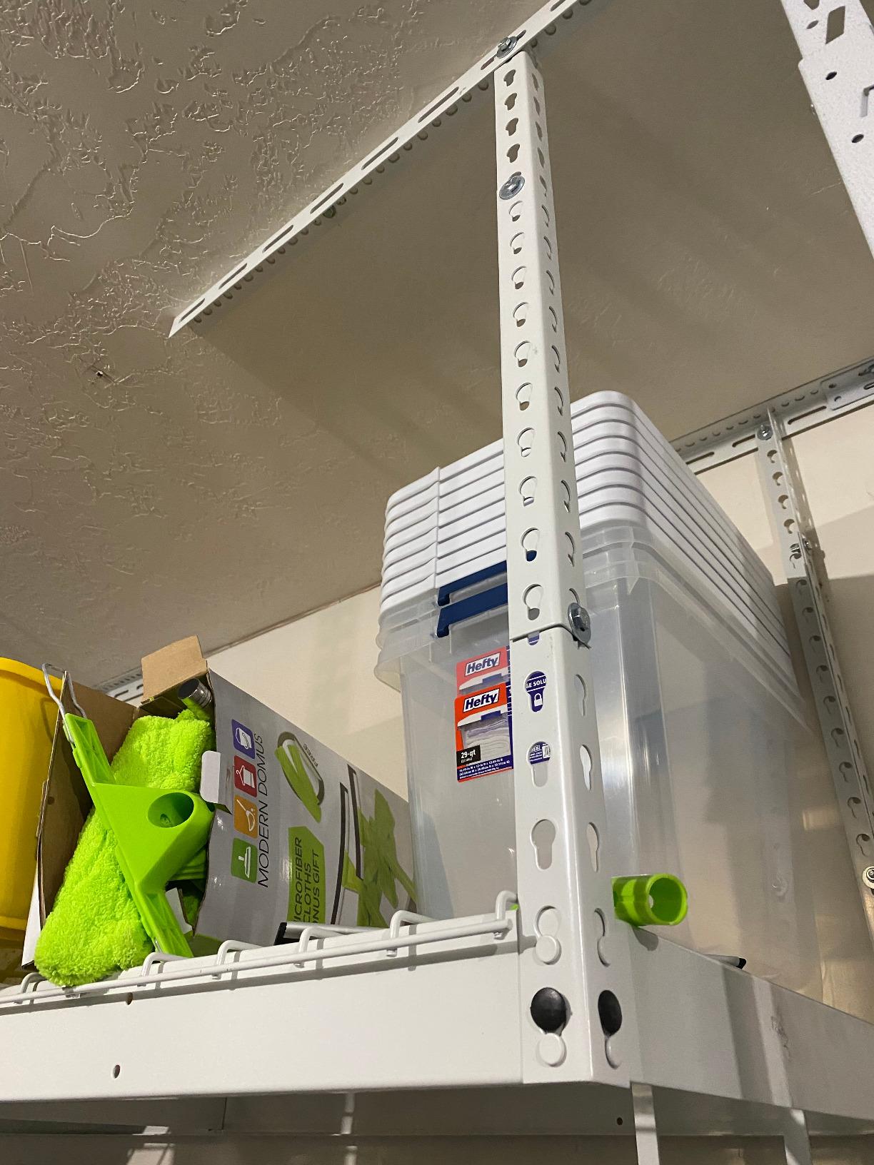 SafeRacks 3x6 Overhead Garage Storage Rack, White, 12