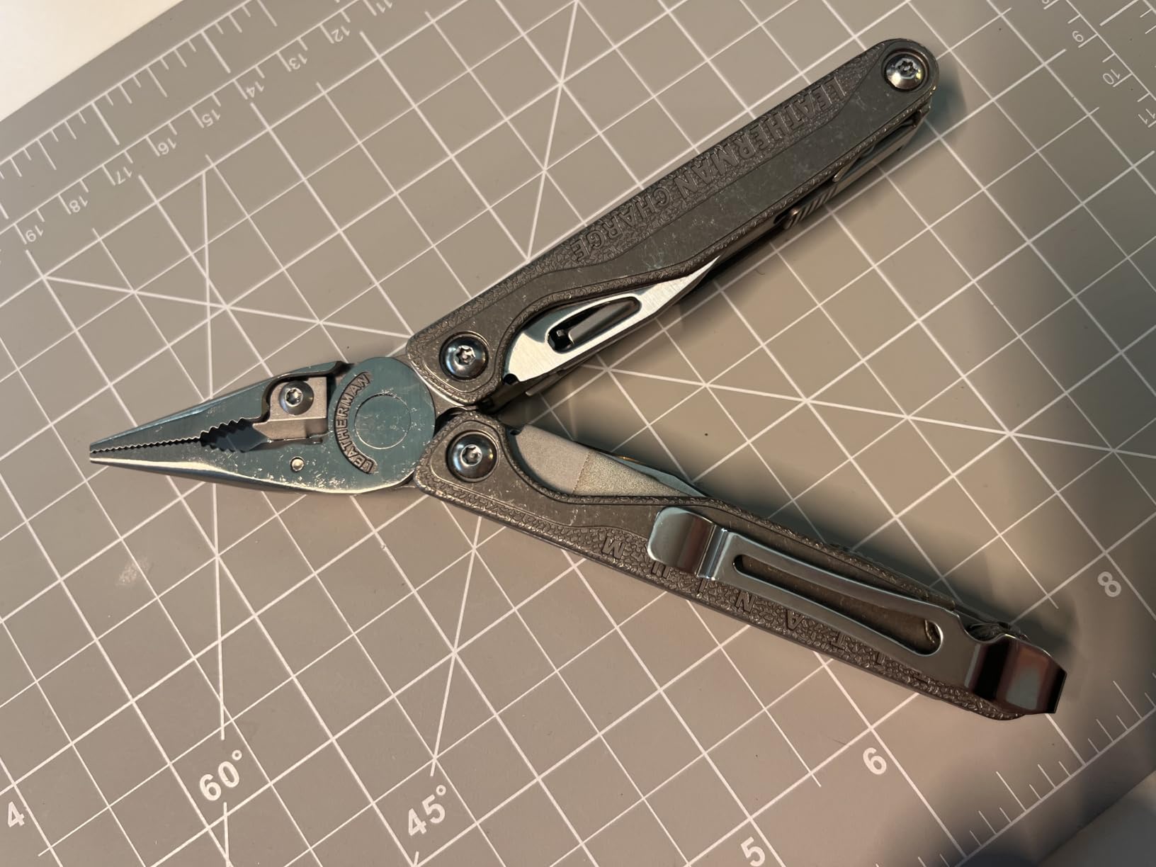 LEATHERMAN Charge Plus TTI 19-in-1 Multi-Tool, EDC and Auto, Stainless | Titanium Handles, S30V & 420HC Blades, Replaceable Wire & Hard-Wire Cutters, Outside-Accessible customer photo 2