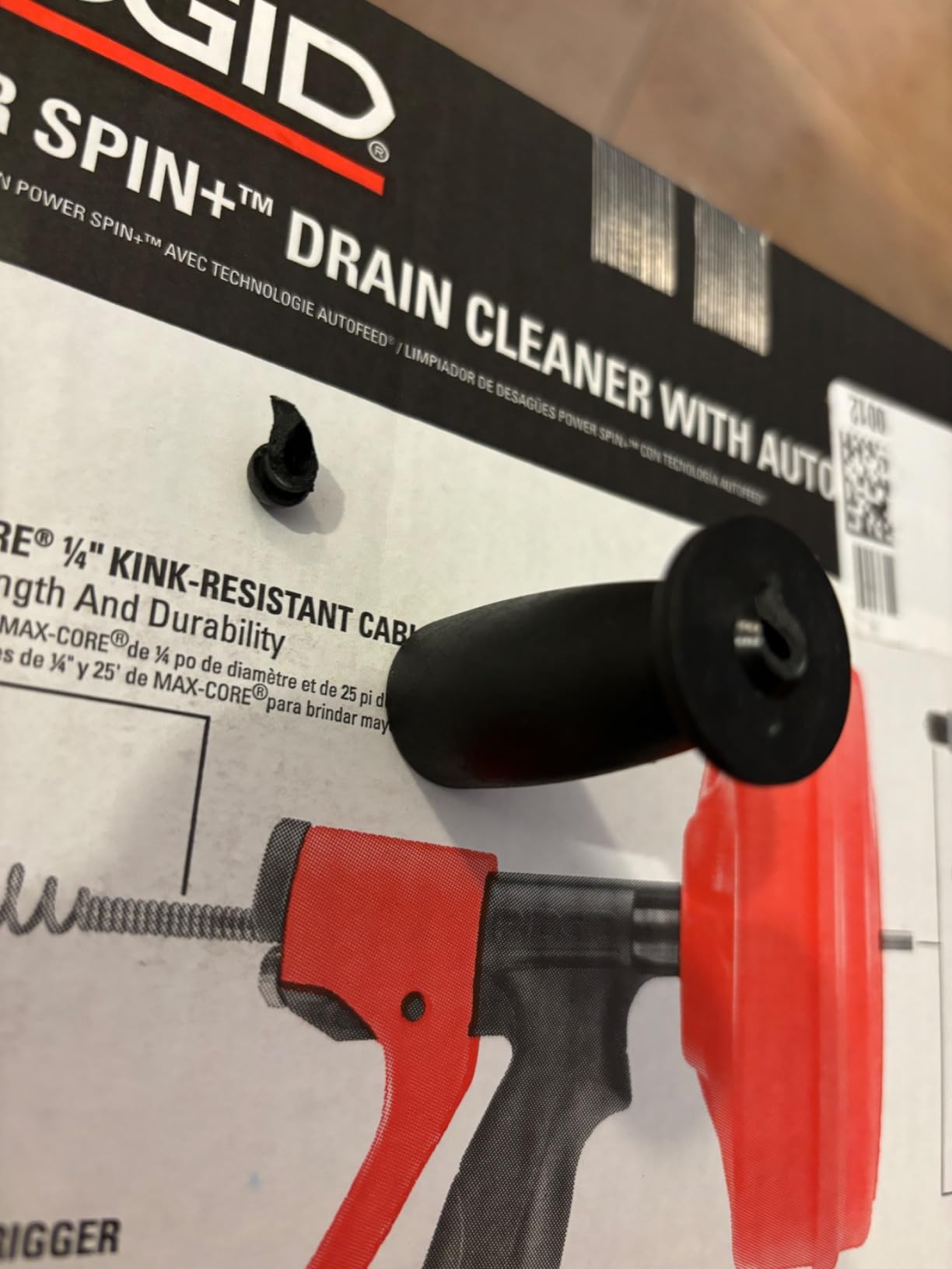 RIDGID 57043 POWER SPIN+ Power Spinner Drain Cleaner customer photo 2
