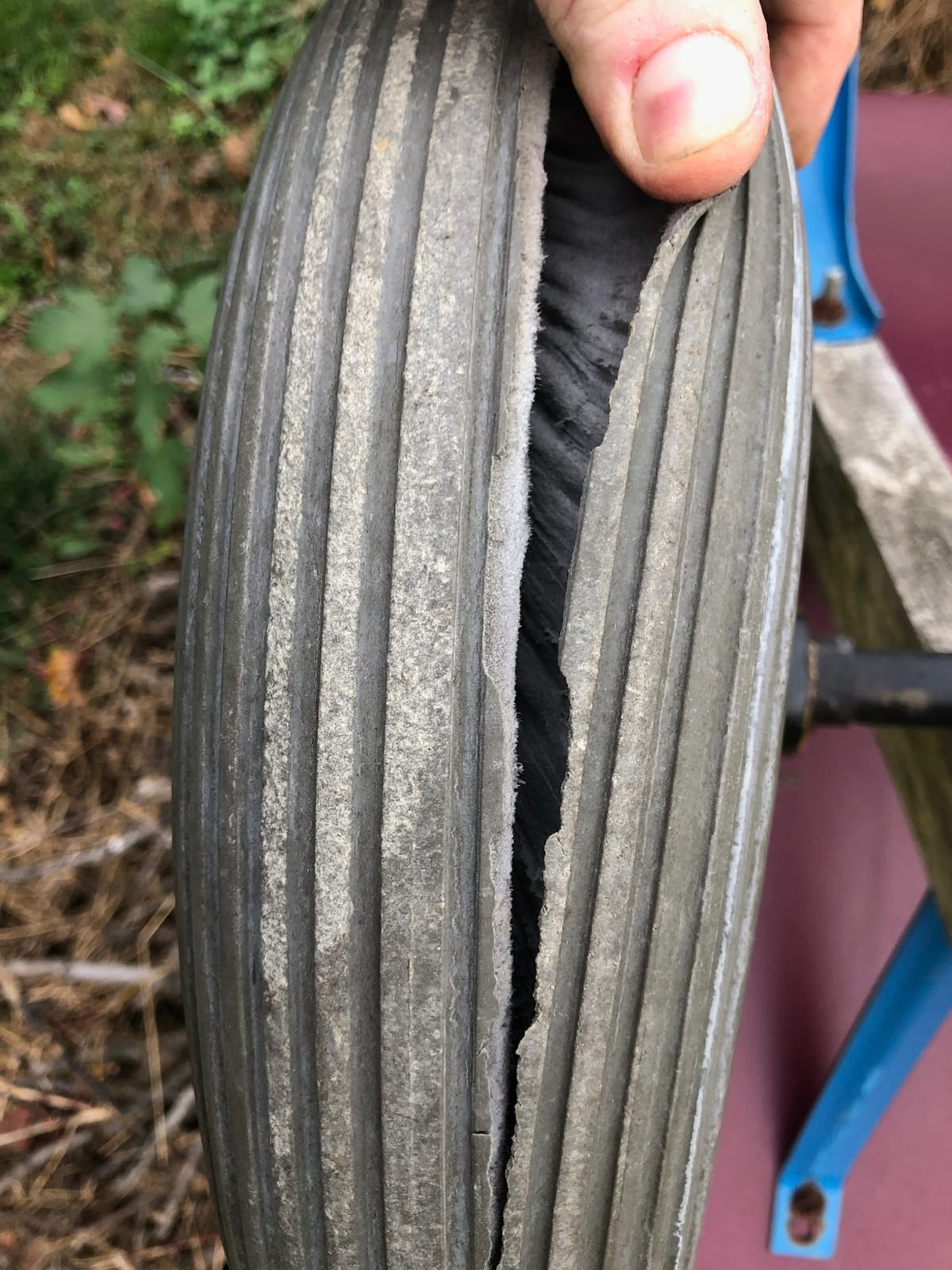 Rocky Mountain Goods Flat Free Wheelbarrow Wheel 16
