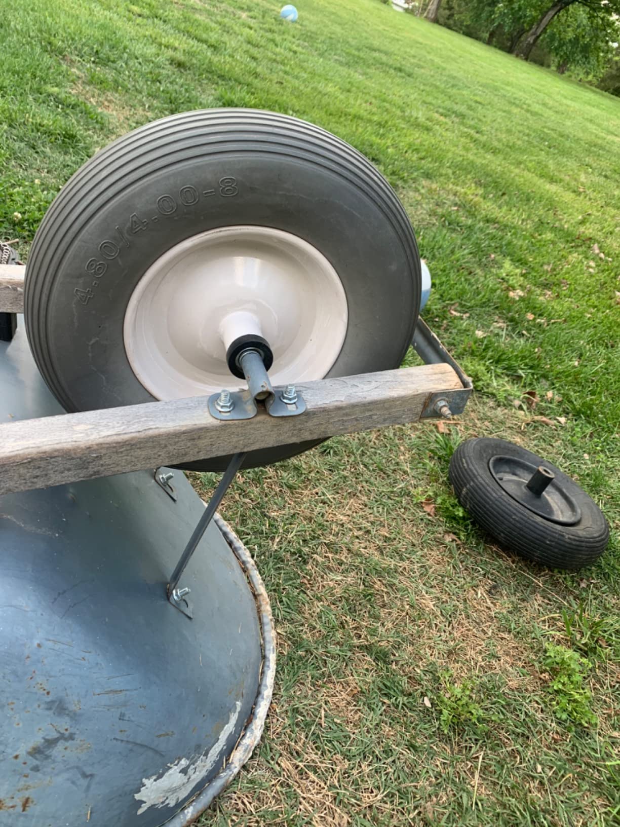 Rocky Mountain Goods Flat Free Wheelbarrow Wheel 16
