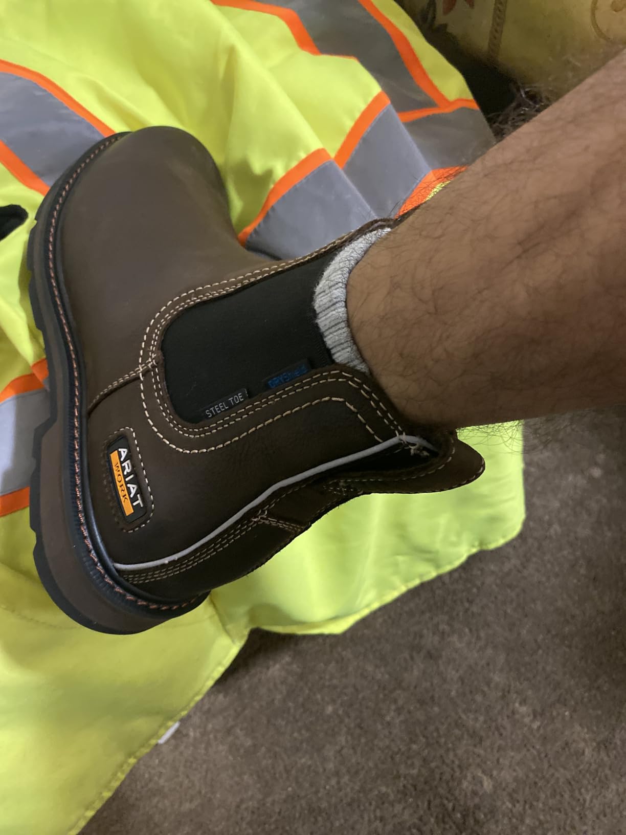 ARIAT Work Groundbreaker Chelsea H2O Steel Toe customer photo 1