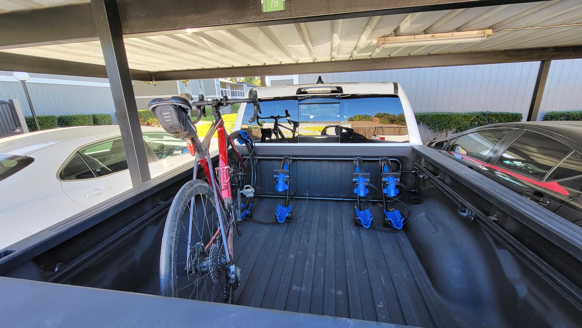 Heininger Advantage SportsRack BedRack Elite Truck 4 Bike Rack, Black (2030) customer photo 1