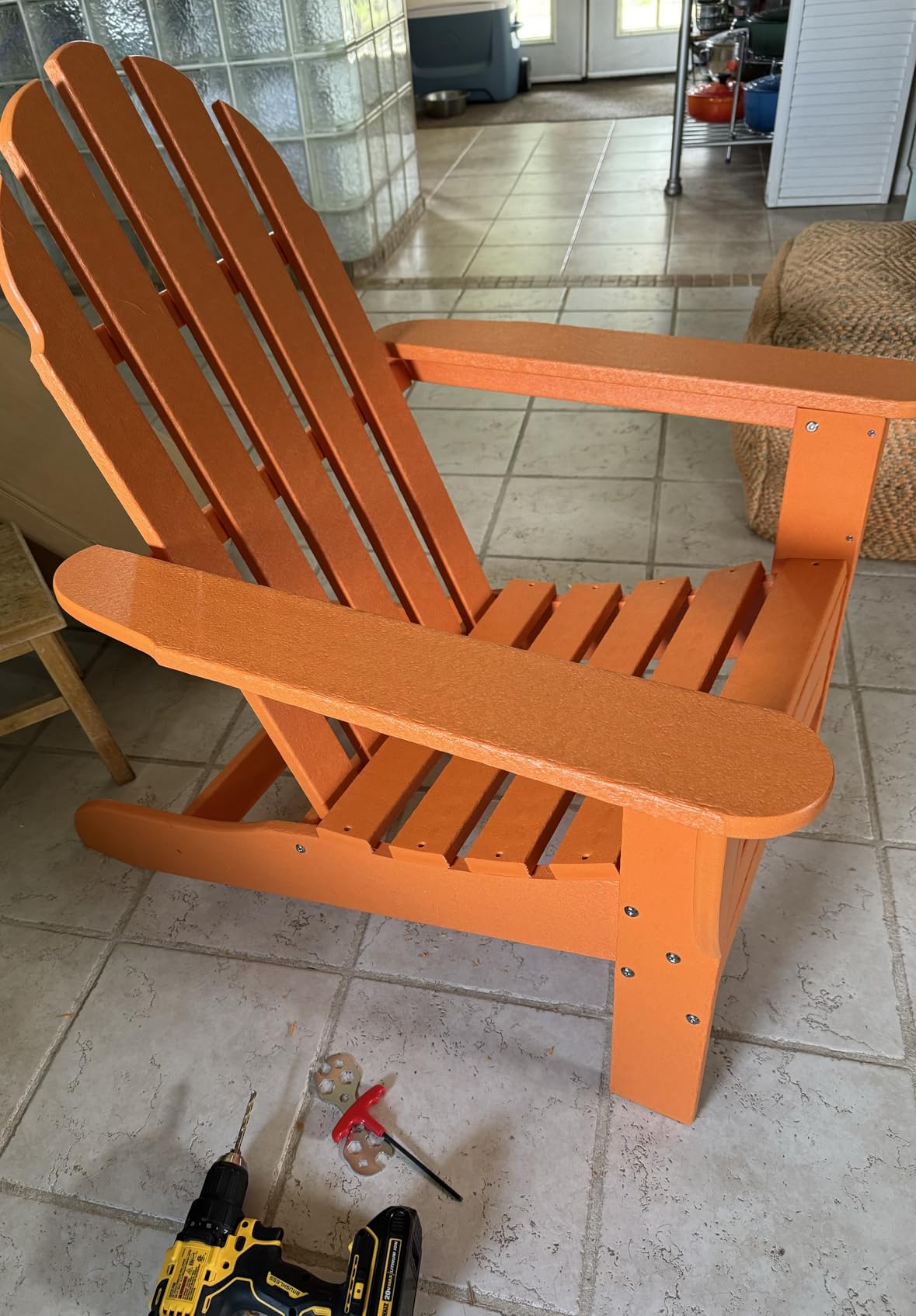 AD4030MA Classic Outdoor Adirondack Chair, Mahogany customer photo 2