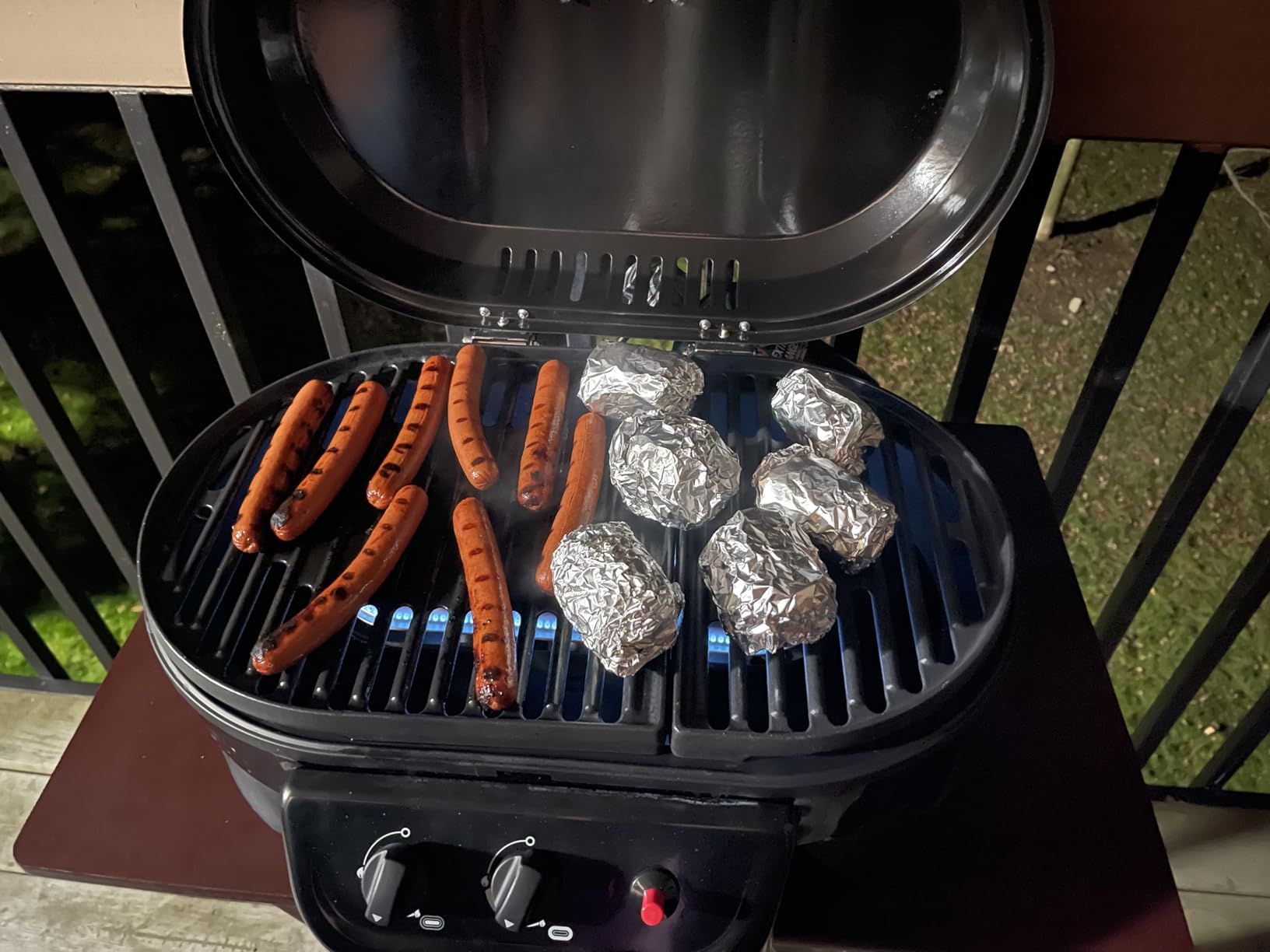Coleman RoadTrip 225 Portable Tabletop Grill, 2-Burner Gas Grill with Matchless Ignition & Adjustable Temperature Control, 11,000 BTUs of Power for Grilling, Tailgating, Camping, BBQ, & More customer photo 1