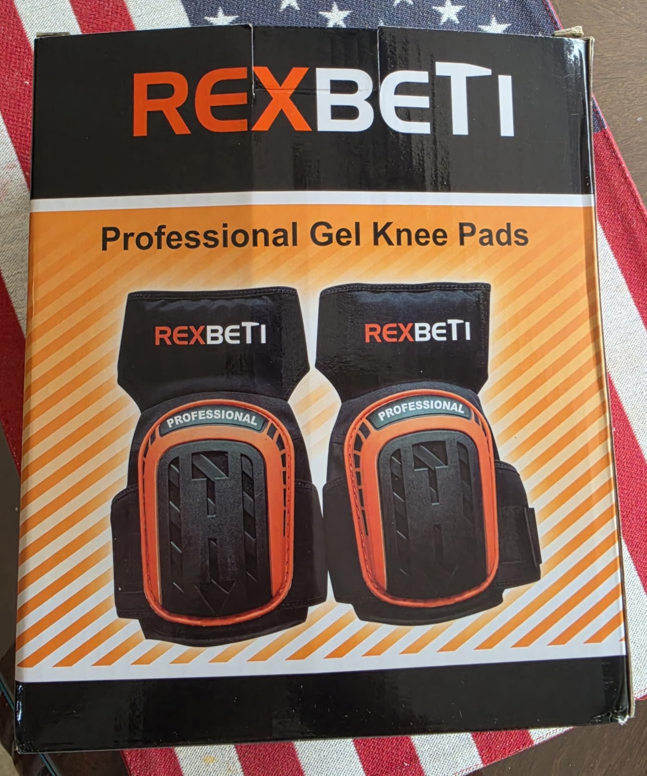 REXBETI Knee Pads for Men, Anti-slip Construction Gel Knee Pads for Work customer photo 2