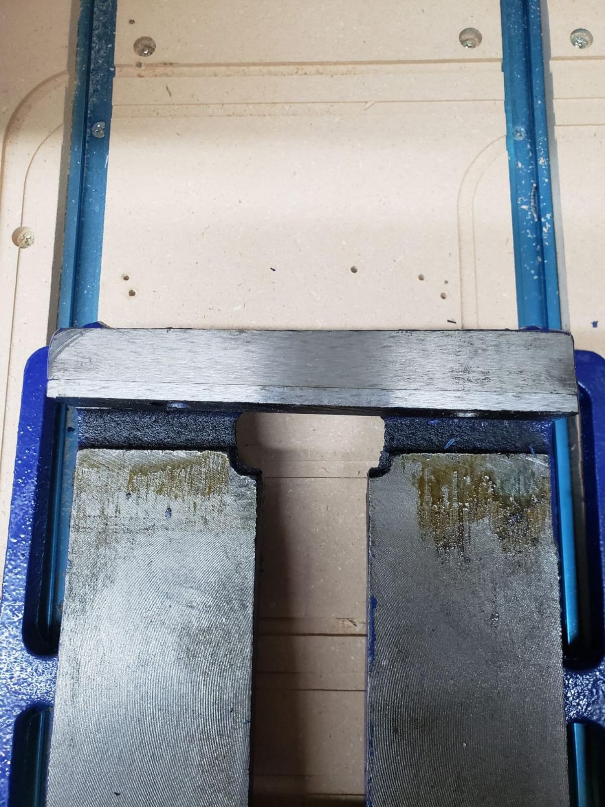 Yost Vises LDPV-6 Drill Press Vise | 6 Inch Jaw Width Portable Vise | Blue customer photo 1