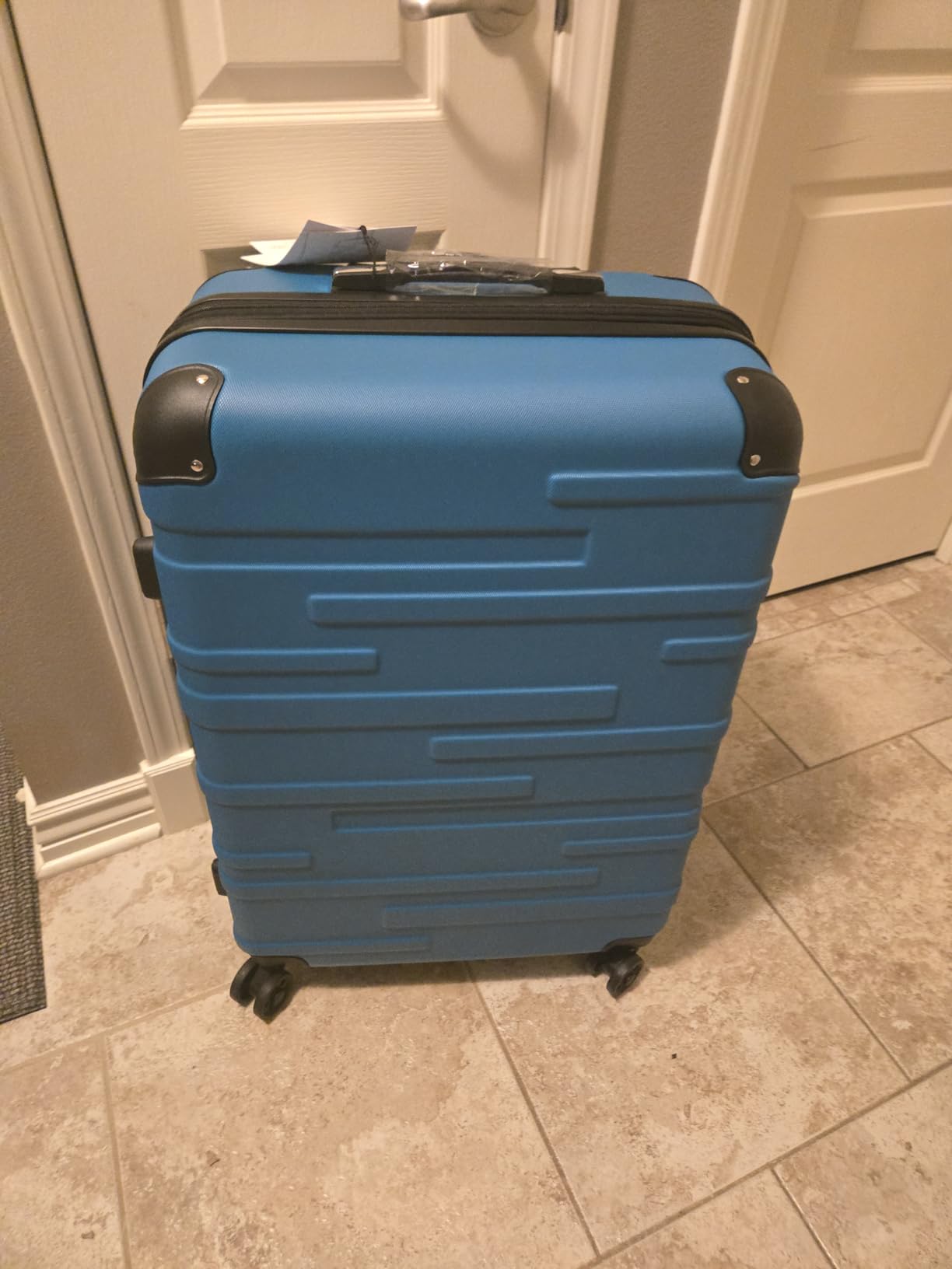 Coolife Hardside ABS Luggage, TSA Lock, Spinner Wheels, 3-Piece Set customer photo 2