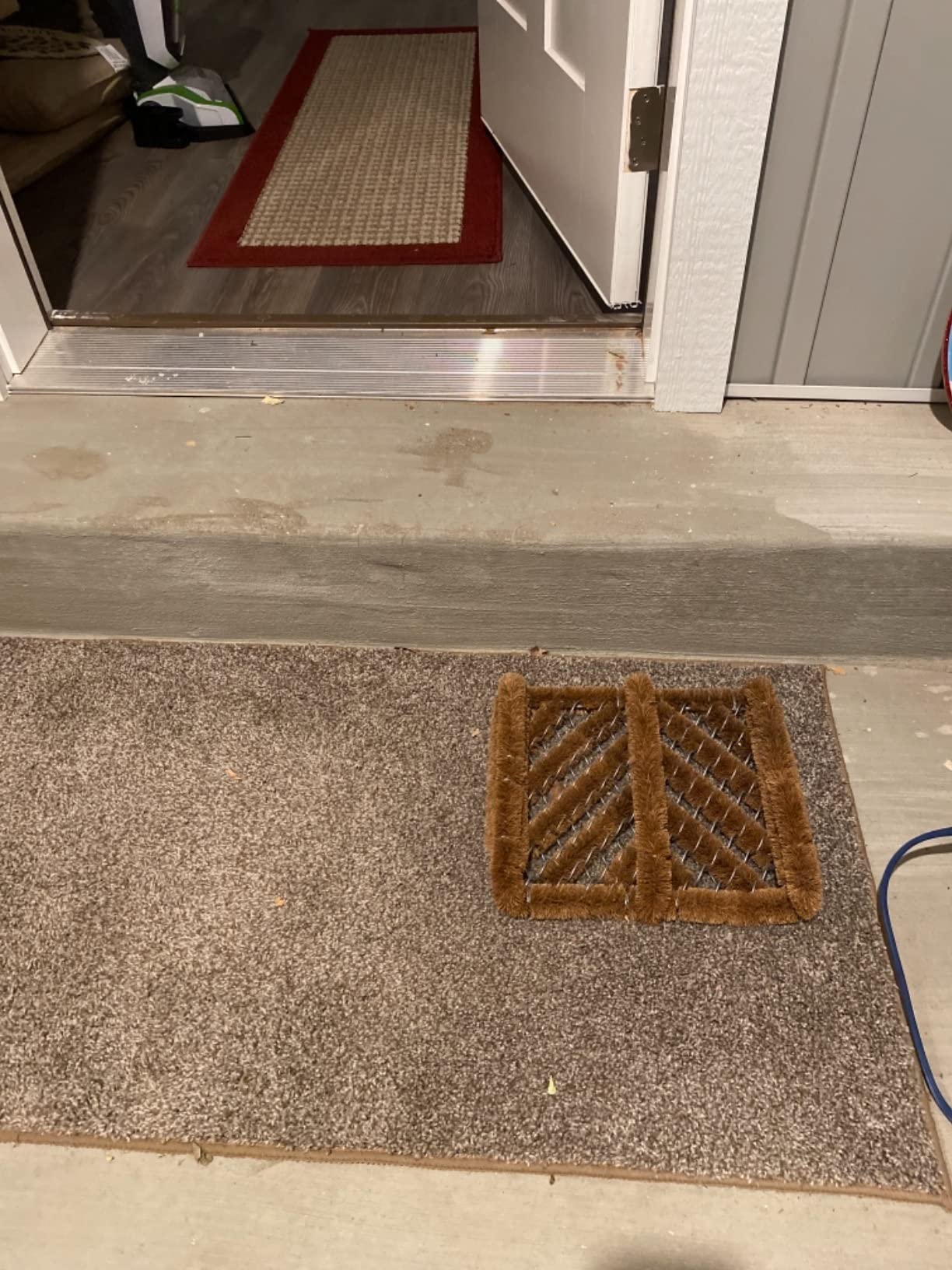 NINAMAR Natural Coir Boot Scraper Door Mat - 13 x 12 inch customer photo 2
