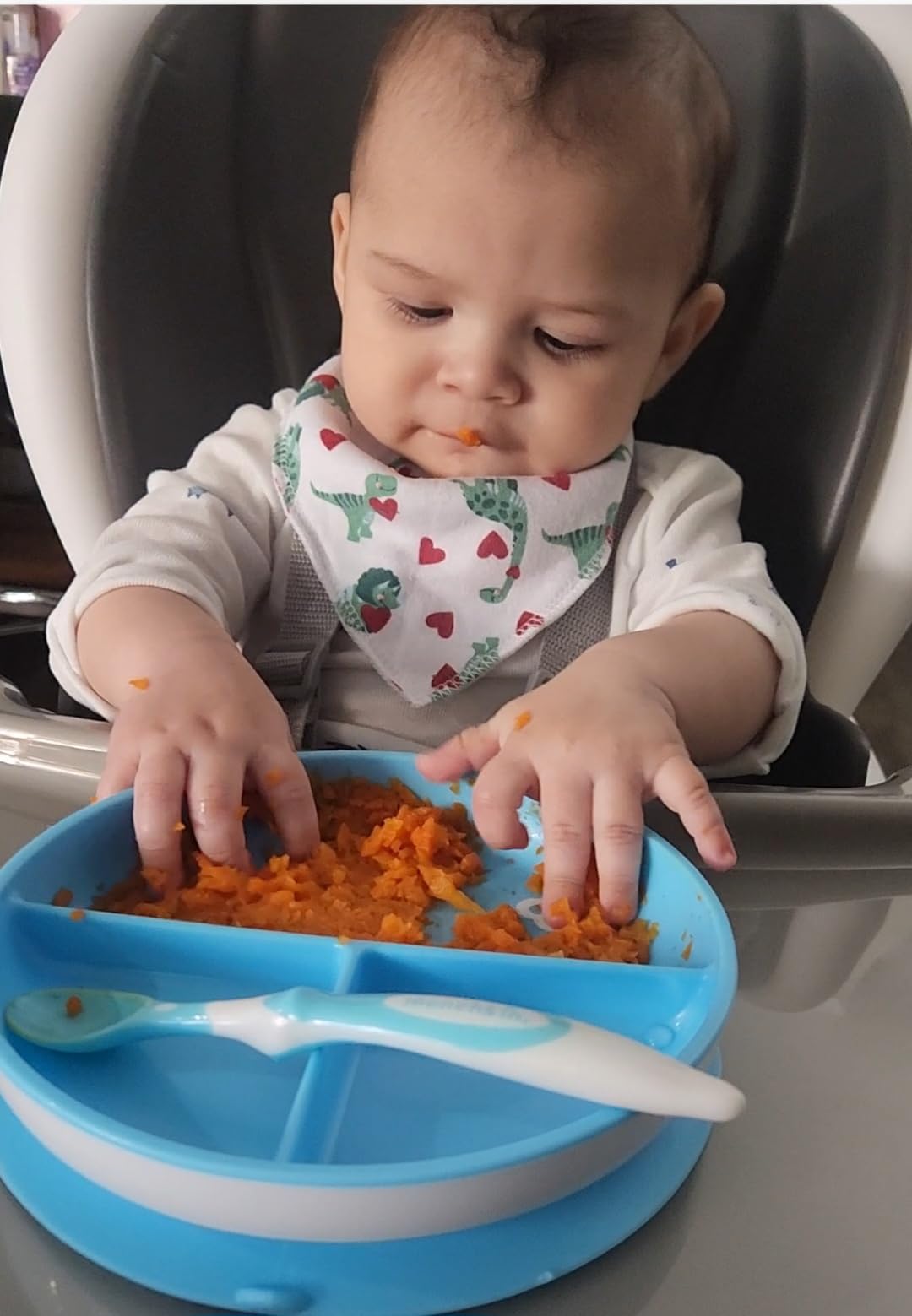 Ingenuity SmartClean Trio Elite 3-in-1 High Chair, Use 6 Months to 5 Years, Includes Dishwasher-Safe Tray, Convertible to Booster Seat & Toddler Chair customer photo 1