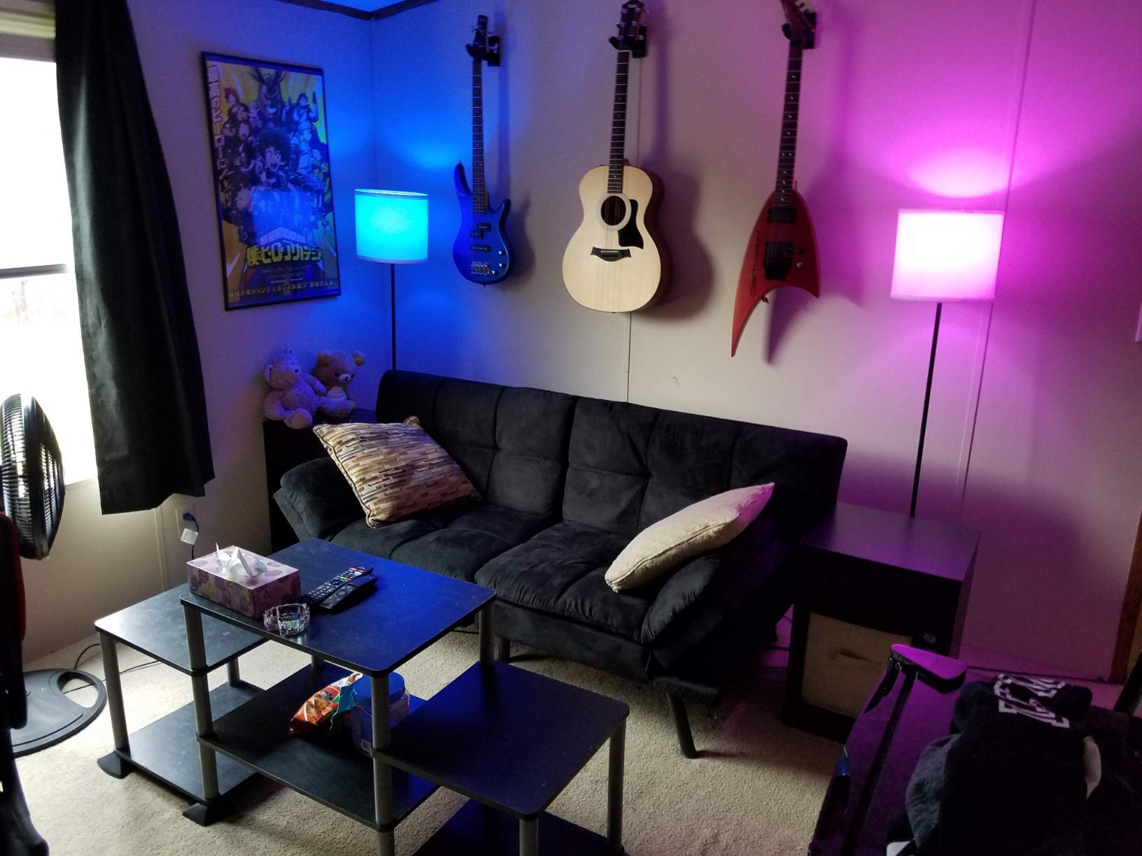 Philips Hue 2-Pack Premium Smart Light Starter Kit, 16 million colors, for most lamps & overhead lights, Works with Alexa, Apple HomeKit and Google Assistant customer photo 2