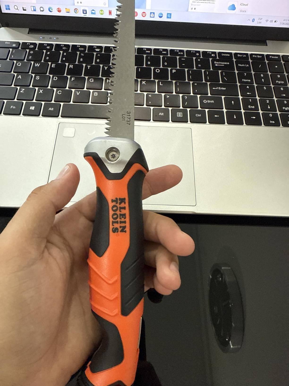Klein Tools 31737 Folding Jab Saw, 5-Inch x 8 TPI customer photo 1