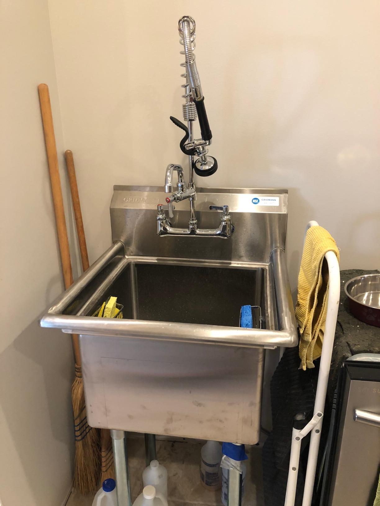 MSTJRY Commercial Faucet with Sprayer 20