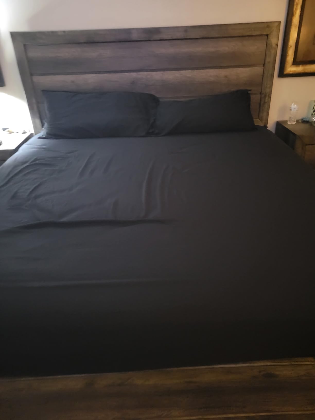Pure Bamboo King Sheets, Genuine 100% Organic Viscose Derived from Bamboo Bed Sheet Set, Luxuriously Soft & Cooling, Double Stitching, 2 Year Quality Promise (King, Ivory) customer photo 2