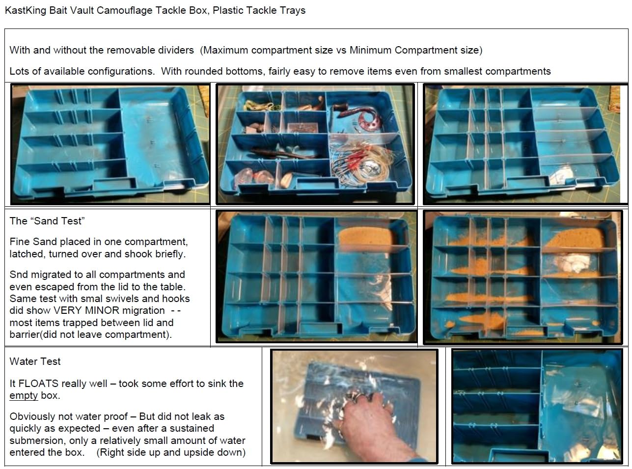 KastKing Utility Tackle Boxes, 3600 and 3700 Fishing Tackle Trays customer photo 1