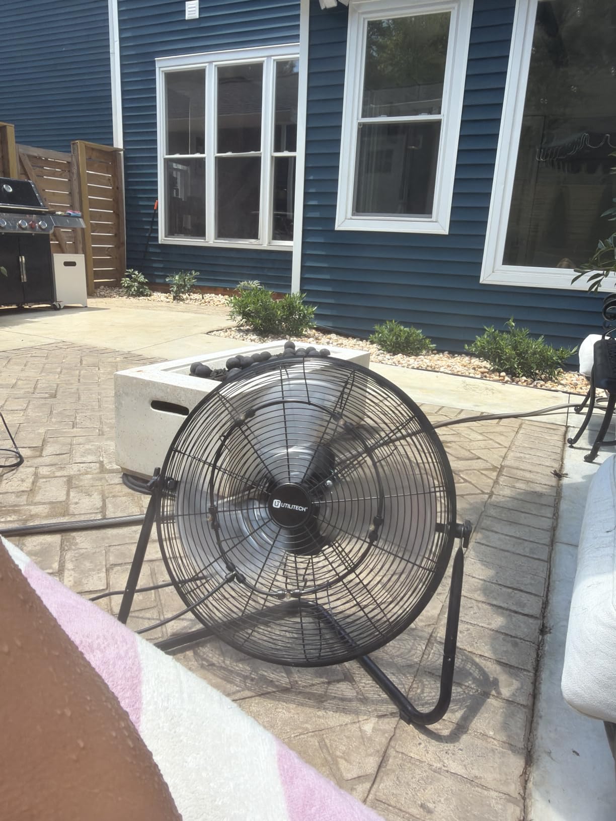Landgarden Outdoor Misting Cooling System,Misting Line,Brass Mist Nozzles for Patio Garden Greenhouse customer photo 1