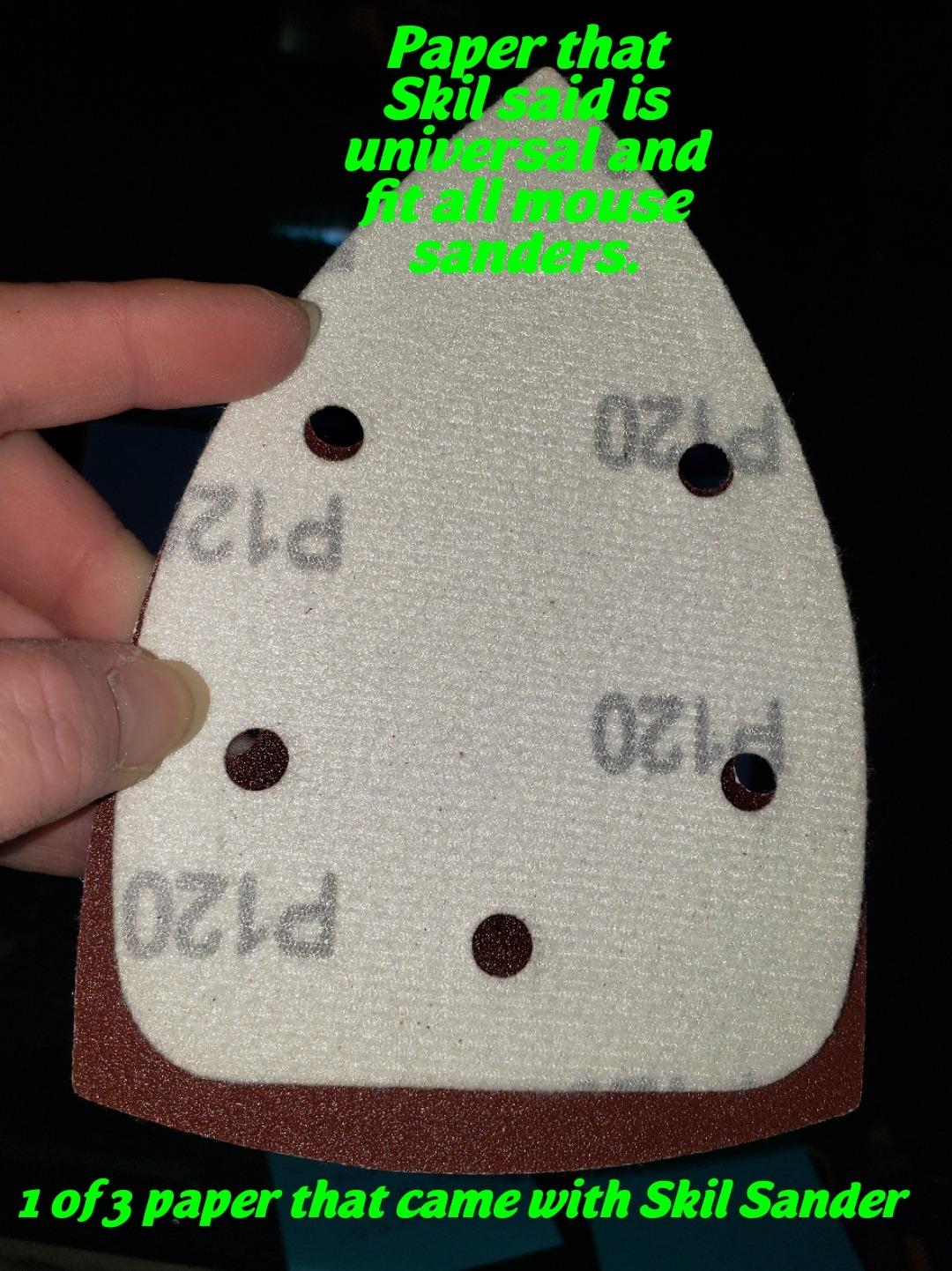 SKIL Corded Detail Sander, Includes 3pcs Sanding Paper and Dust Box - SR250801 customer photo 1