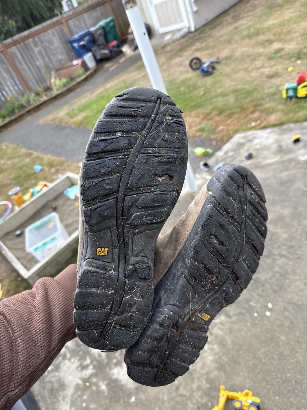 CAT Men's Wheelbase Steel Toe | Safety Toe, Electrical Hazard, Oil and Slip Resistant, Solid Upper customer photo 2