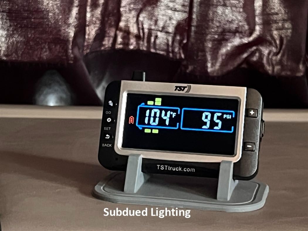TST 507 Series TPMS - RV Tire Pressure Monitoring System with 8 Flow Thru Sensors & Color Display Monitor for Travel Trailers, Campers and Motorhomes (Metal Valve Stems Required for Flow Thru) customer photo 2
