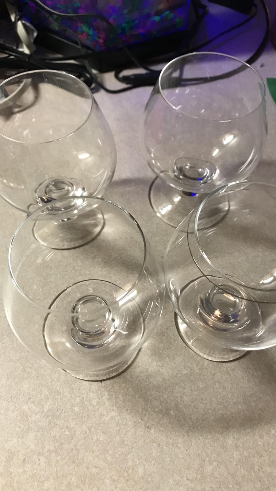 Juvale Cocktail Glasses - 13 Oz Clear Modern Short Stem, 4 Count, Lead-Free Crystal - Brandy Glasses & Cognac Balloon Snifters for Bourbon customer photo 1