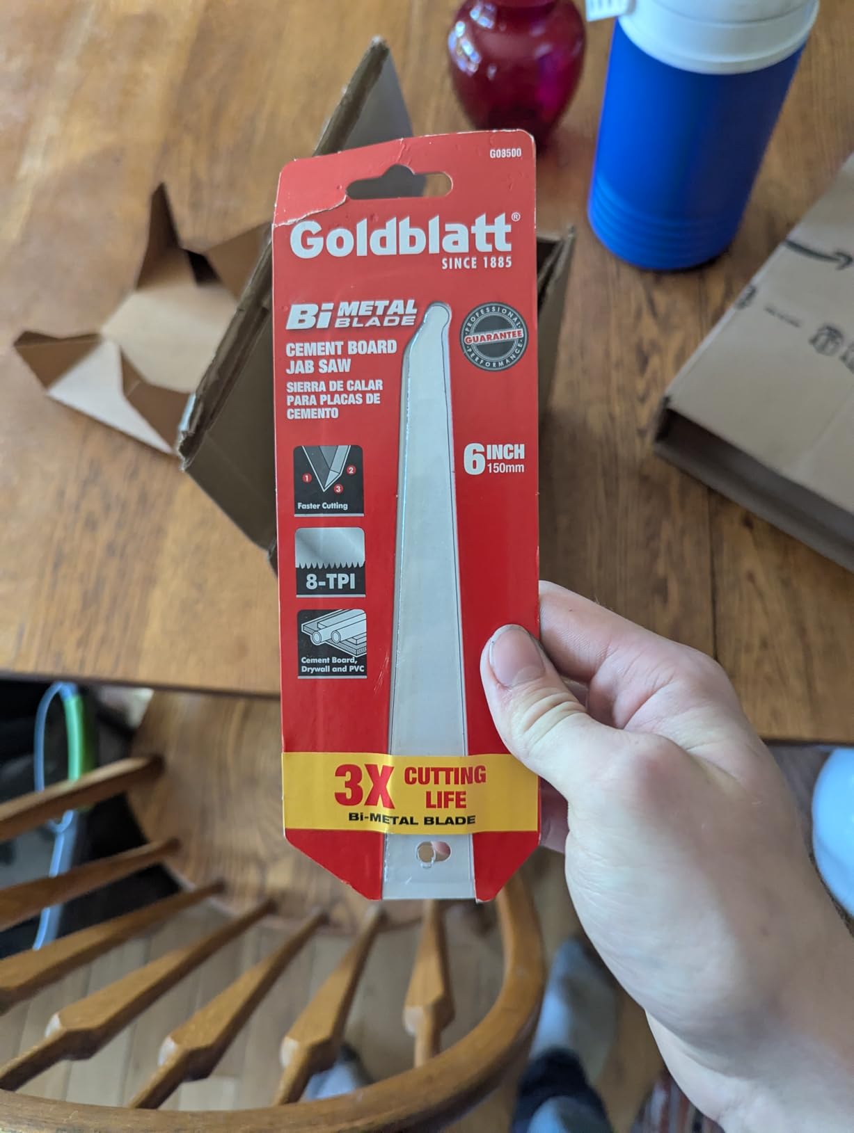 Goldblatt Drywall Saw – 6-Inch Jab Saw for Wallboard, Drywall, Plywood, PVC customer photo 1