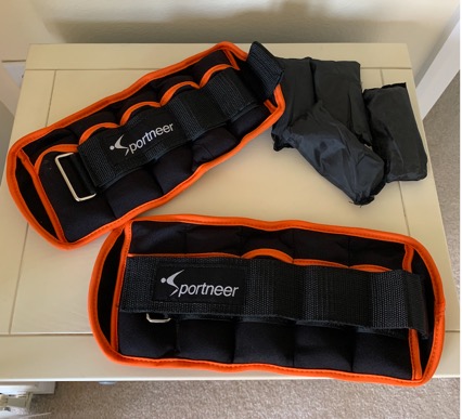 Sportneer Adjustable Ankle Weights, 2-7 lb per Pair, Removable Weights customer photo 2