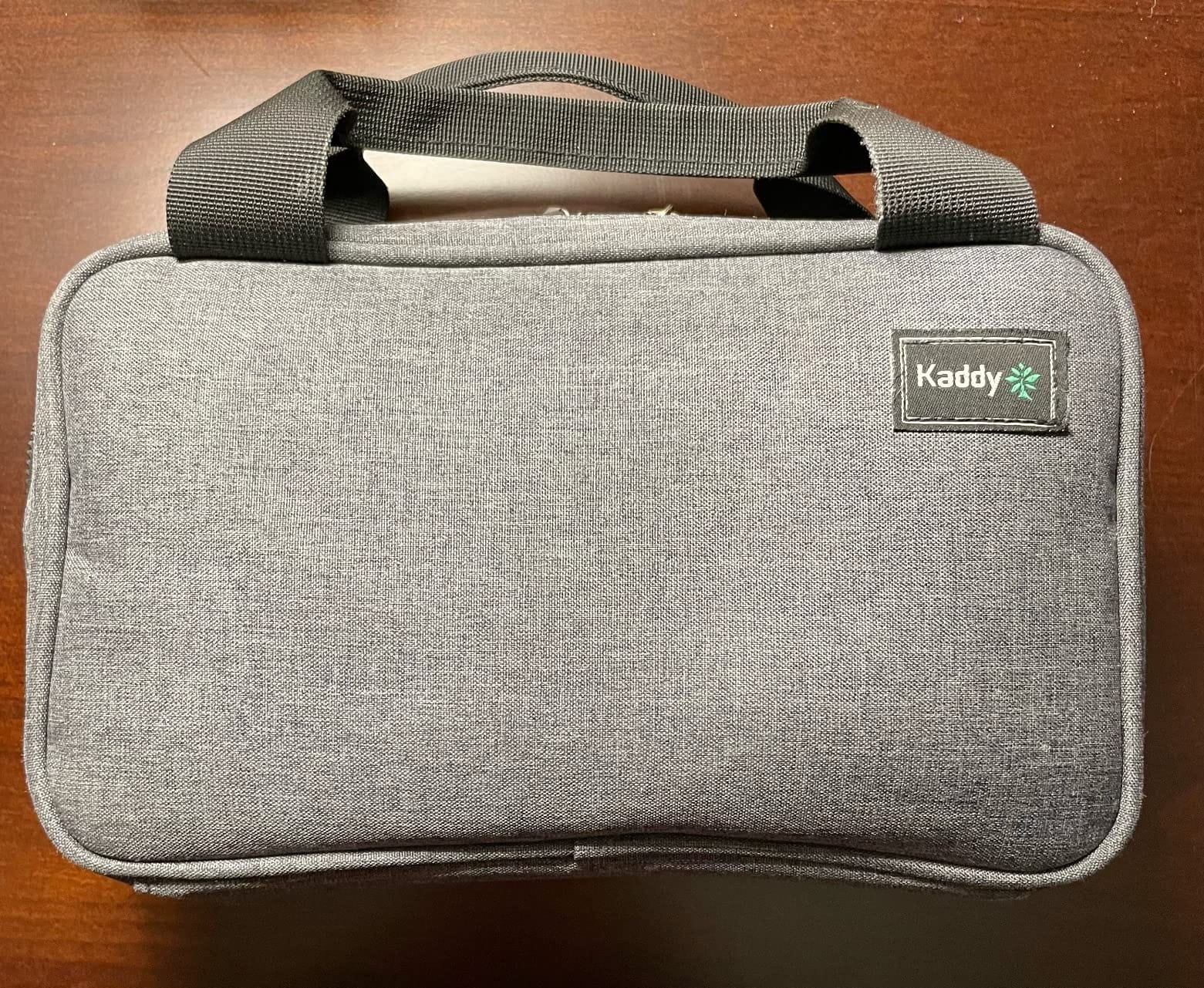 Kaddy Secure Pill Organizer Box, Storage for Bottles of Medicine or Supplements; Toiletry; Travel or Home, TSA Approved Lock(Grey) customer photo 1