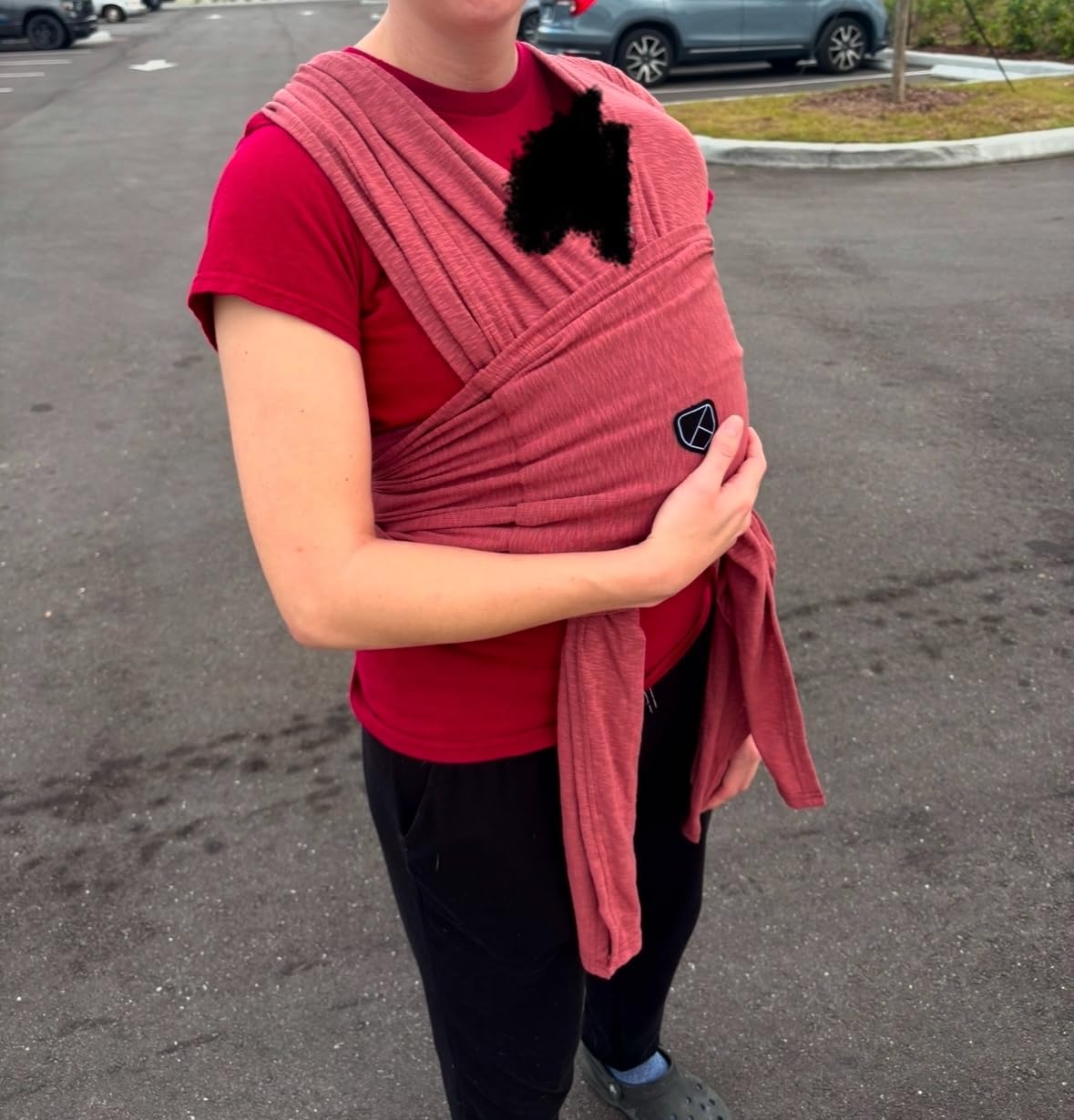 Koala Babycare Baby Carrier Wrap, Easy to Wear As a T-Shirt - Original Baby Carrier Newborn to Toddler - Sling One Size Fits All - Baby Wraps Carrier Up to 22lbs customer photo 1