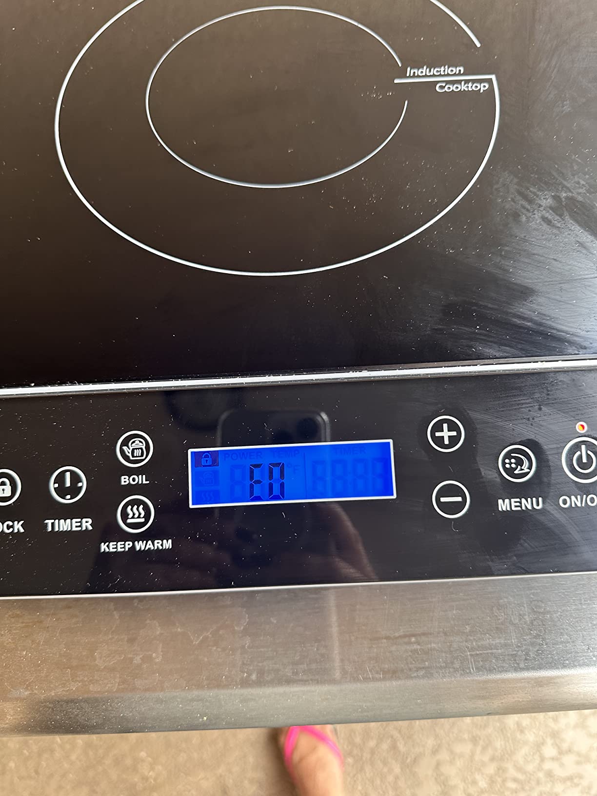 Duxtop LCD Portable Double Induction Cooktop 1800W Countertop Burner 9620LS customer photo 1