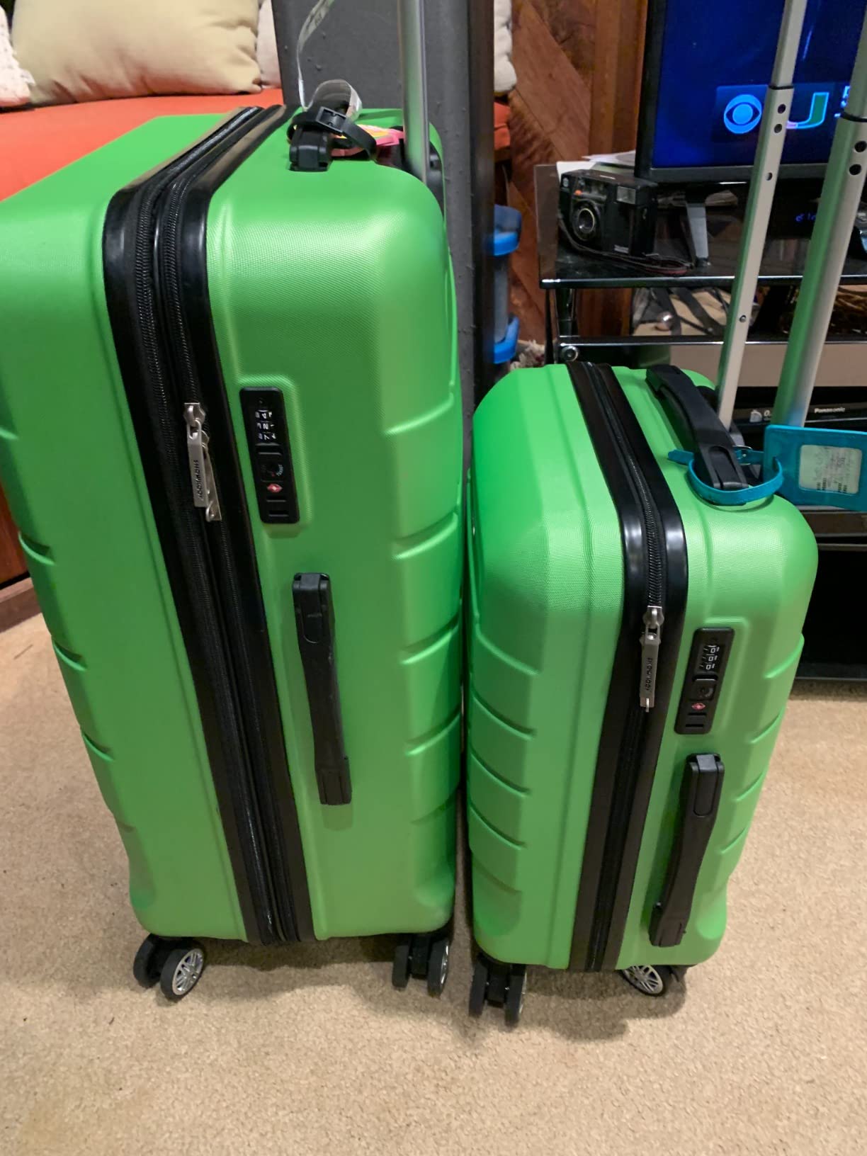 SHOWKOO G-Series Luggage set 3pcs, 100% PC Durable Hardshell Suitcase customer photo 2