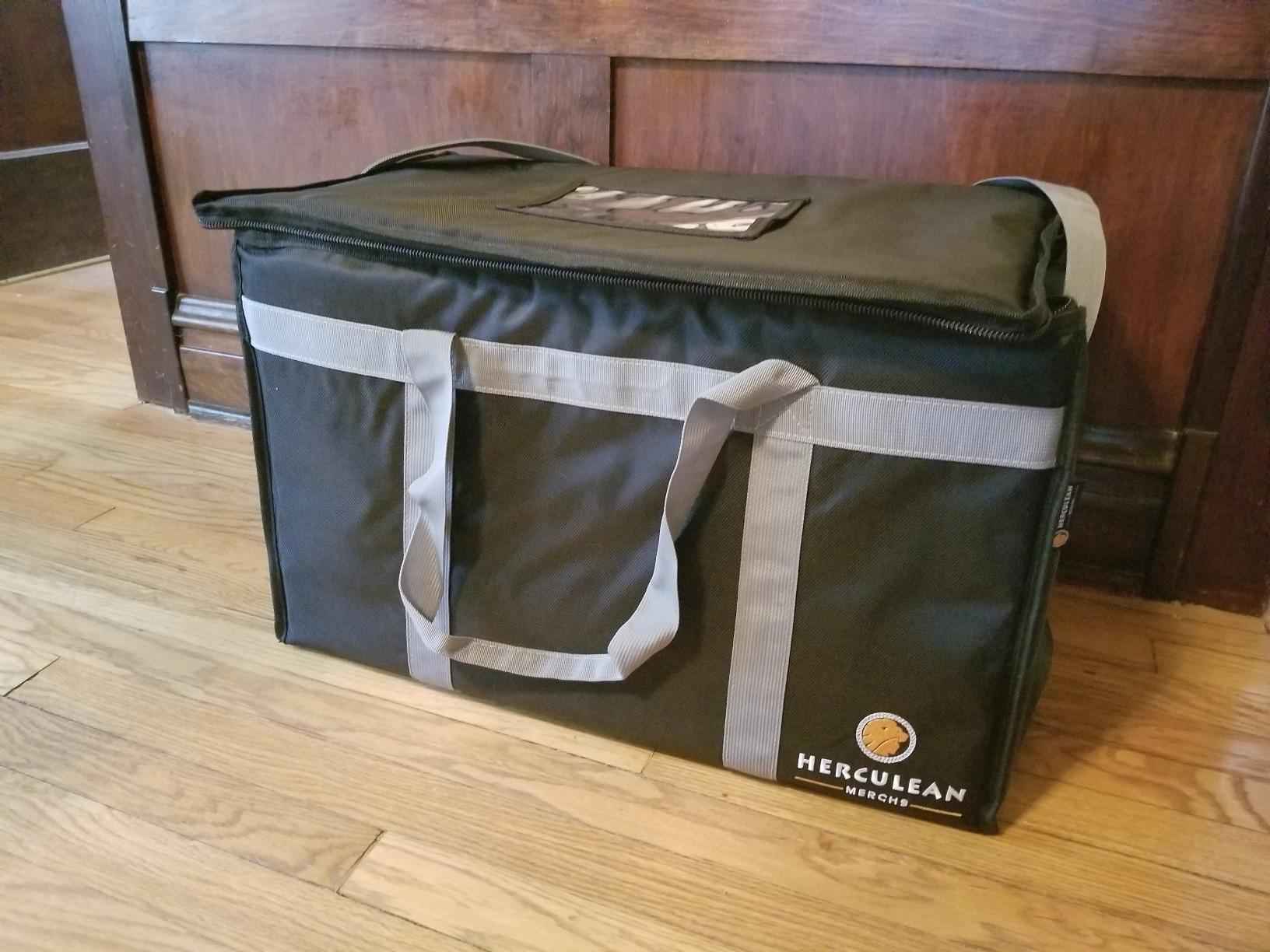 Herculean Premium Insulated Food Delivery Bag with YKK Zipper - Large Commercial Catering Bag for Food Transport - Hot and Cold Thermal Food Bag - Ultra Durable Hot Food Carriers for Takeaway Delivery customer photo 1