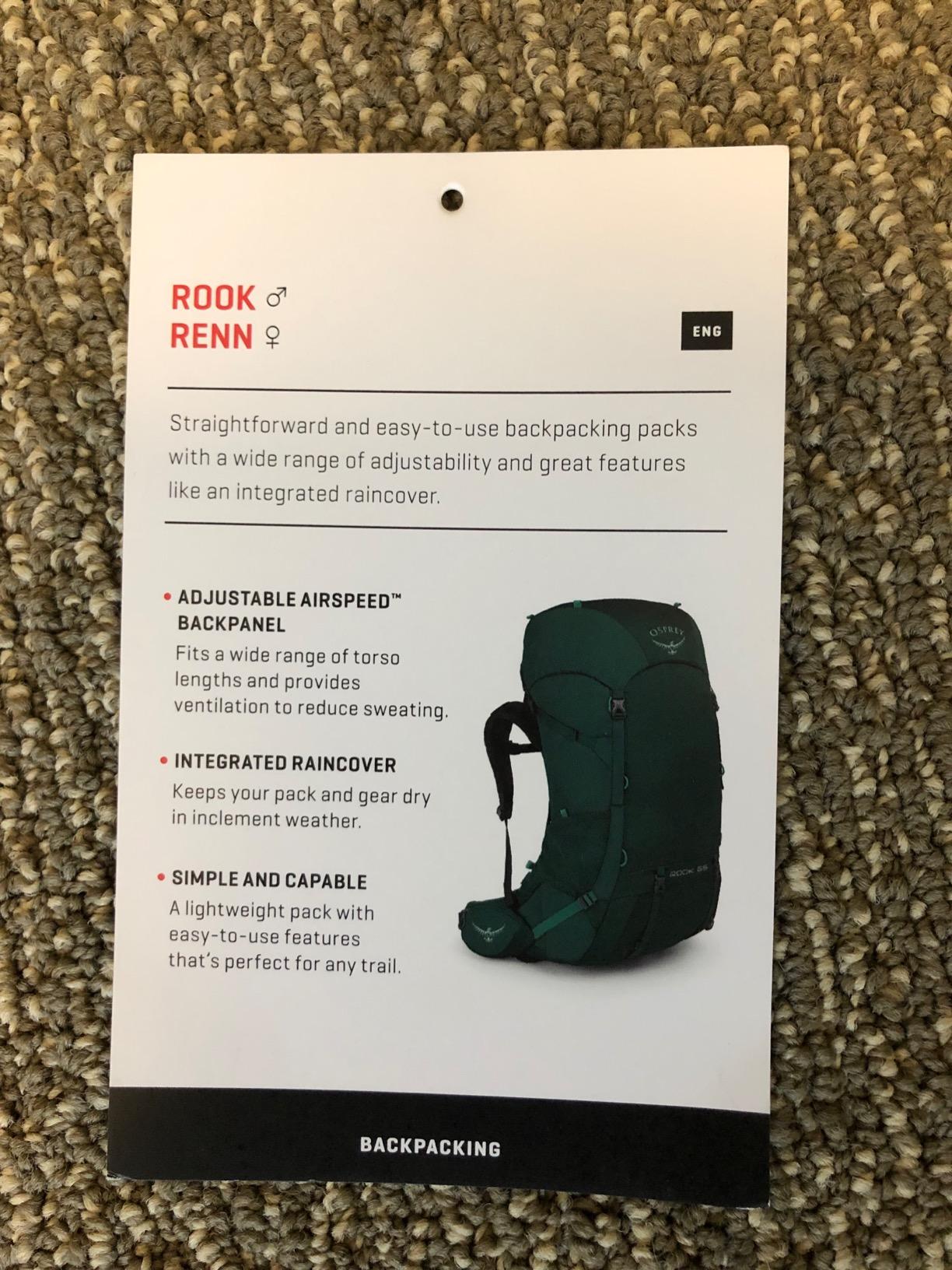 Osprey Renn 65L Women's Backpacking Backpack, Cinder Grey customer photo 1