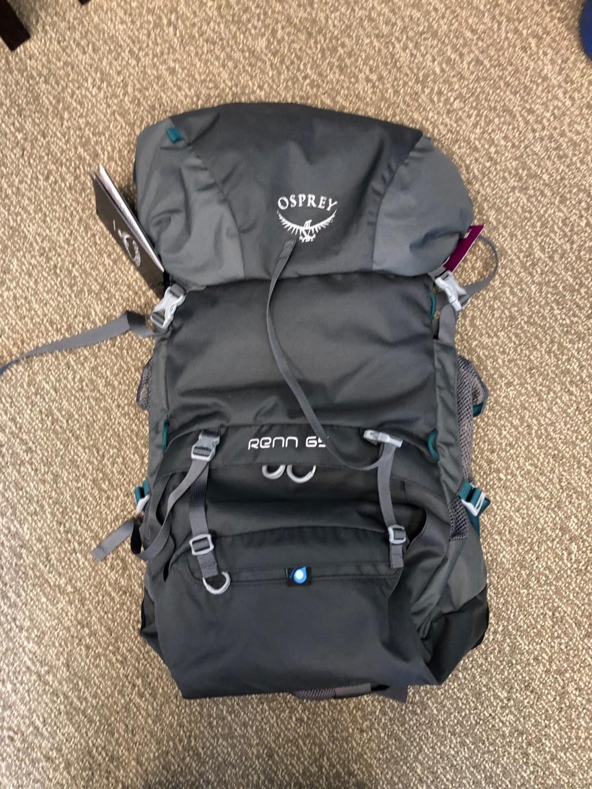 Osprey Renn 65L Women's Backpacking Backpack, Cinder Grey customer photo 2