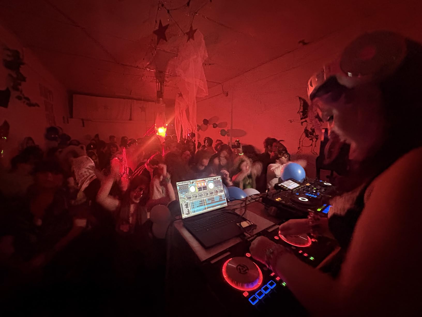 Professional RGB Laser Party Lights, Sound Activated DJ Disco Light, DMX512 Remote Control Scanner Beam Effect Lazer Projector Lighting for Show KTV Bar Club School Dances Corporate Event Mobile DJs customer photo 2