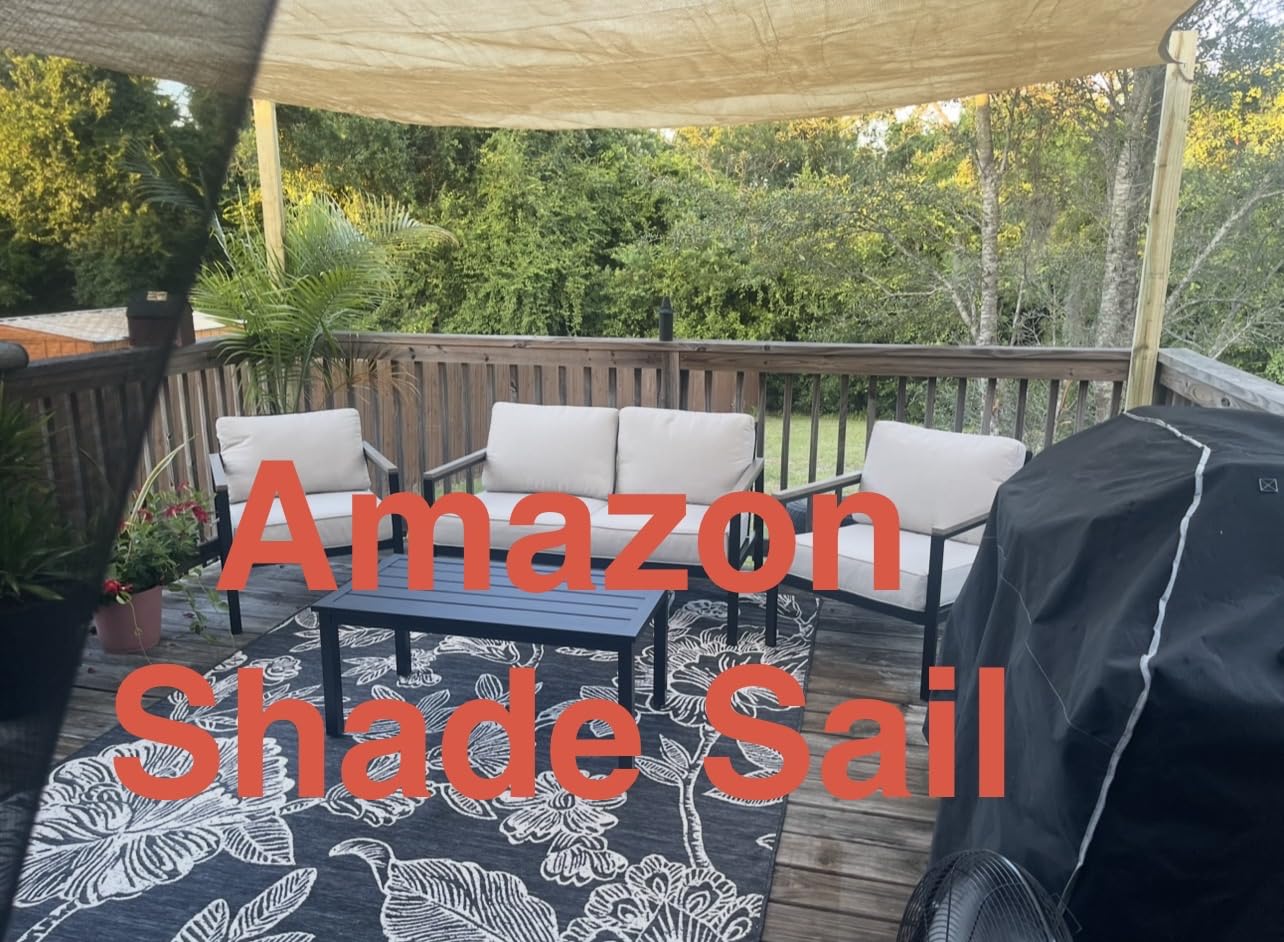SUNNY GUARD 10' x 13' Rectangle Shade Sail 95% UV Block Outdoor Canopy | Sun shade sail canopy for backyard, patio, garden, deck, pergola with UV protection and cooling shade, customizable customer photo 2