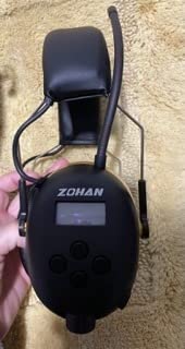 ZOHAN AM/FM Radio Headphone with Digital Display,Ear Protection Noise Reduction Earmuffs,Comfortable Hearing Protector customer photo 2