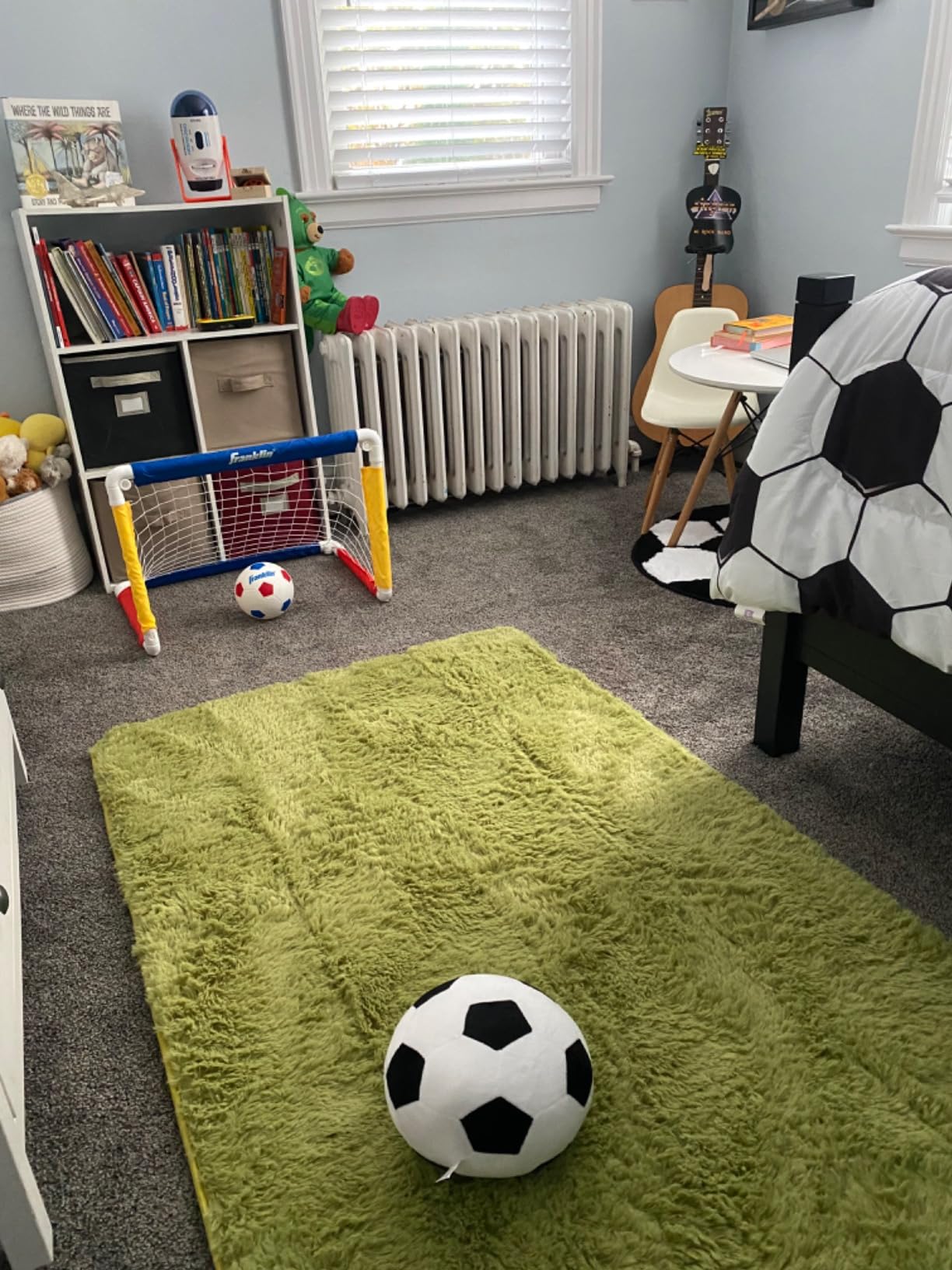 Franklin Sports Kids Soccer Goal with Ball & Pump - 24 X 16 customer photo 2