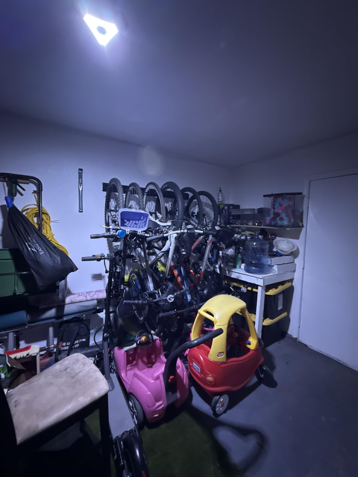 Ultrawall Stainless Steel Bike Storage Rack, Wall Mount 6 Bike Hanger | Bicycle Rack for Home & Garage Holds Up to 300lbs, Black customer photo 1