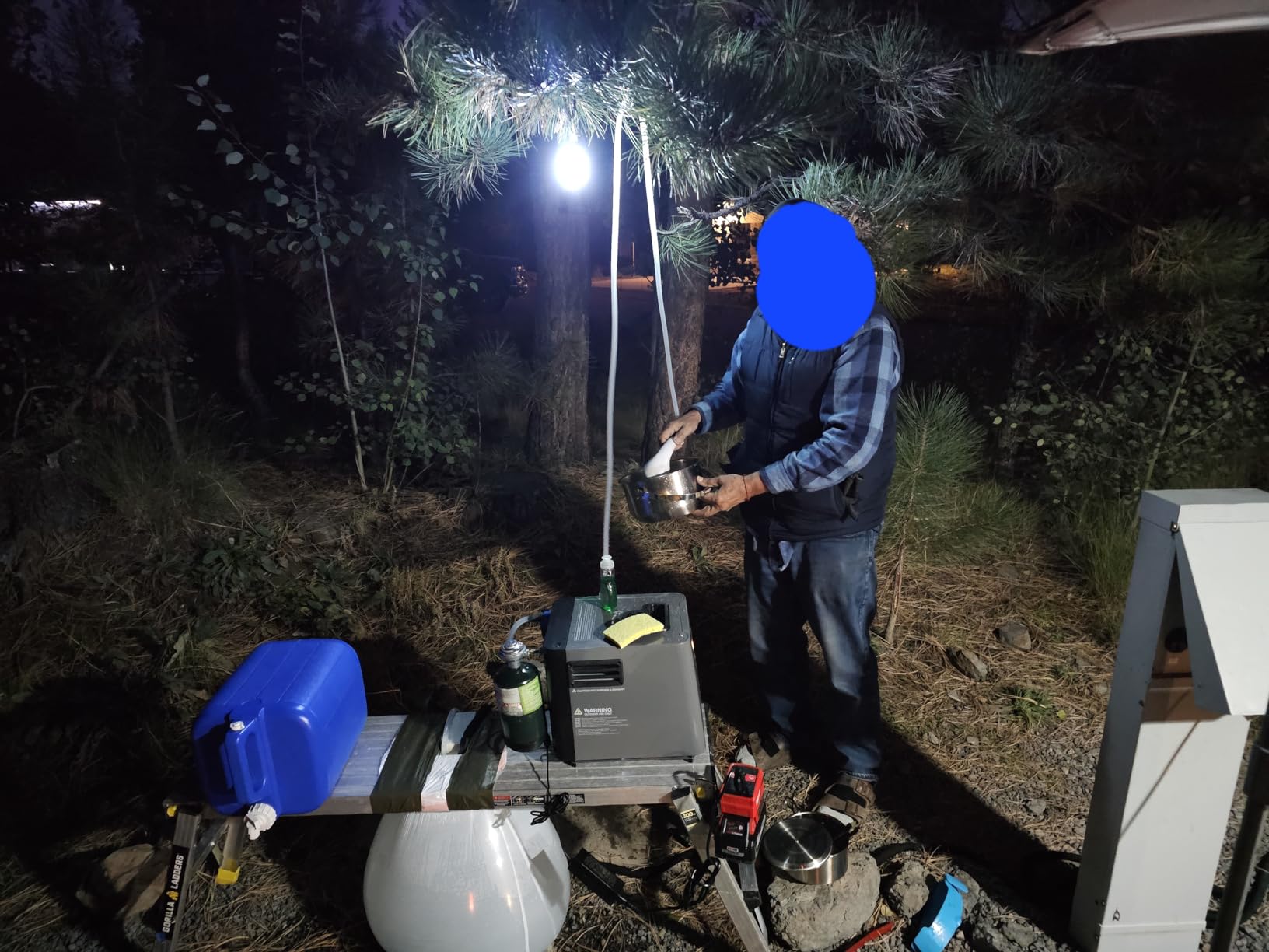 Hike Crew Portable Propane Tankless Water Heater & Shower, LCD, Gray customer photo 1