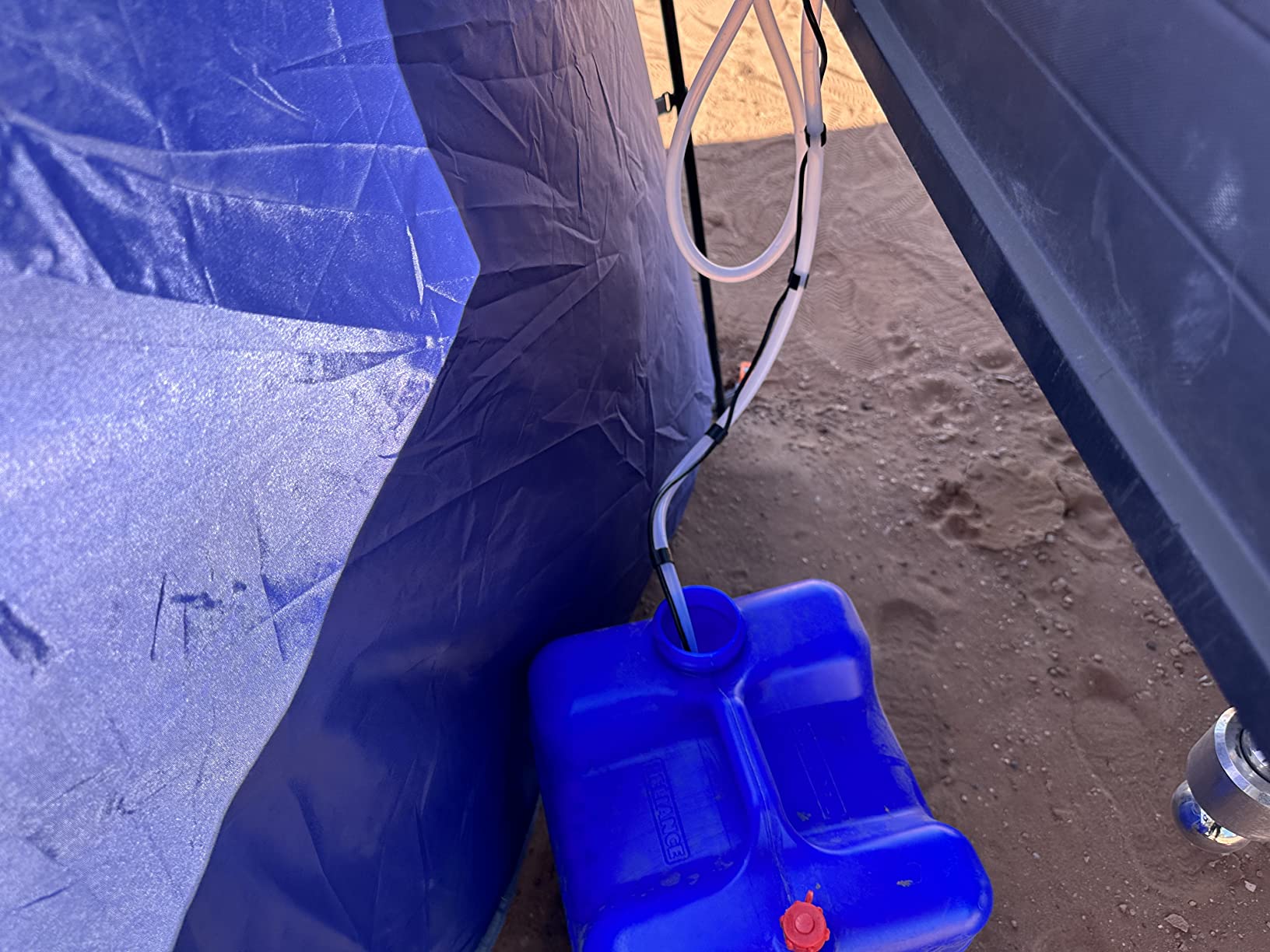 Hike Crew Portable Propane Tankless Water Heater & Shower, LCD, Gray customer photo 2