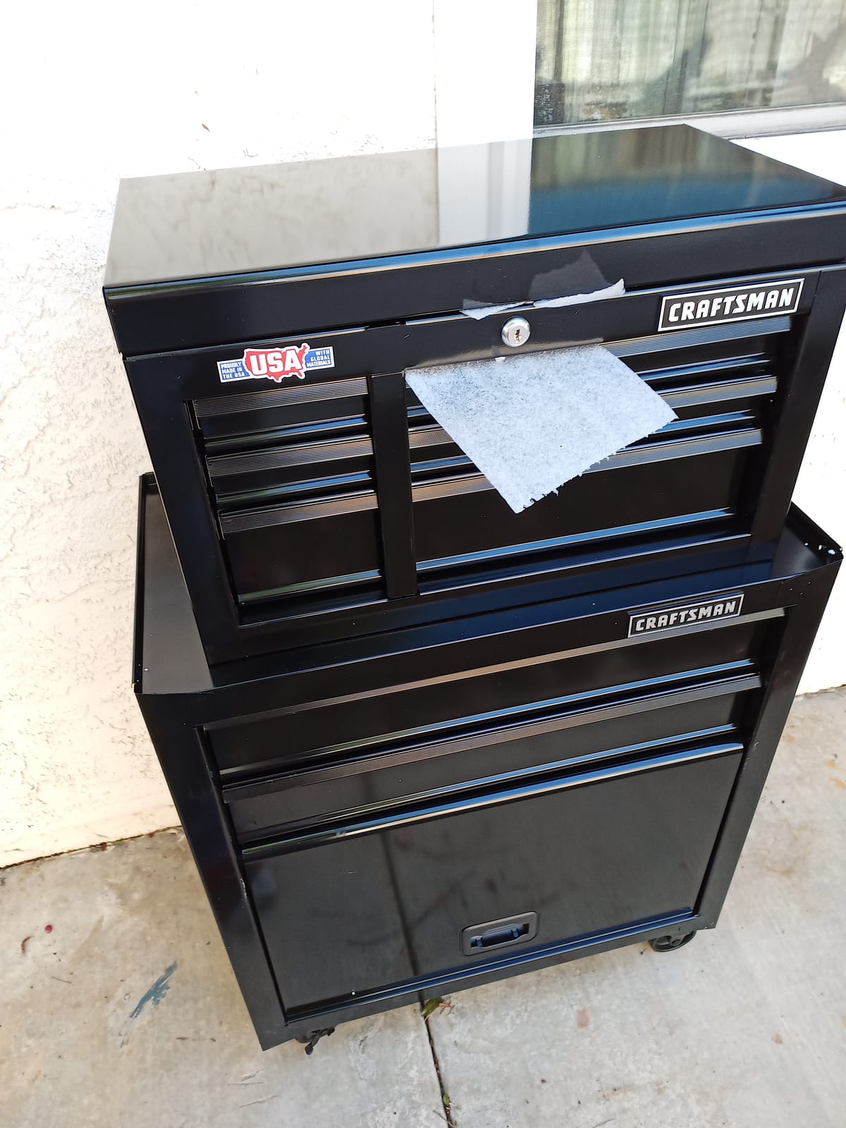 CRAFTSMAN Tool Chest Combo with Drawer Liner Roll, 26-Inch, Rolling, 5 Drawer, Black (CMST82763BK) customer photo 2