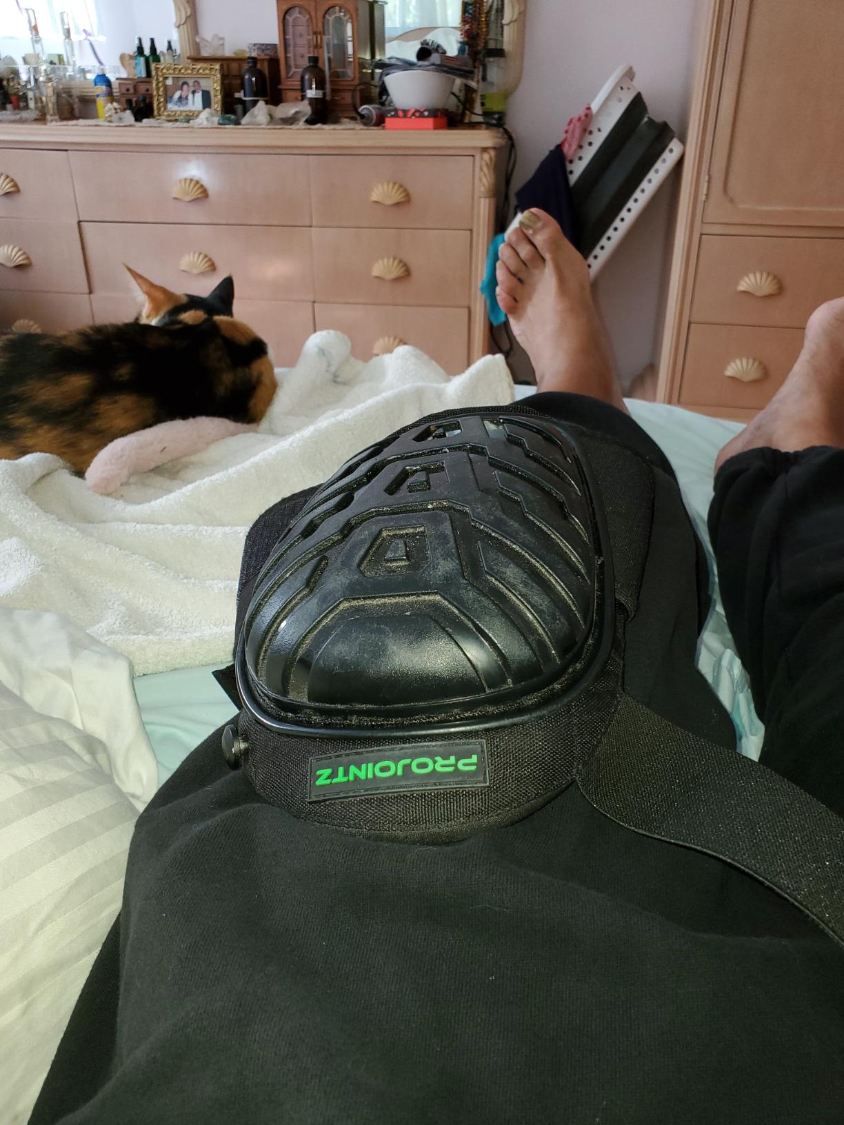 Gel Knee Pads for Work – Heavy Duty Construction Knee Pads With Foam Cushioning - Adjustable, Comfortable Fit For Flooring, Roofing, Gardening customer photo 1