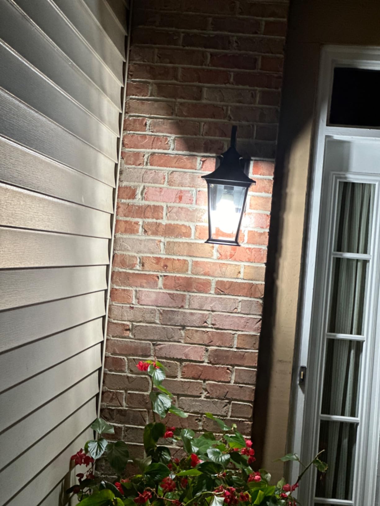 Emliviar Outdoor Wall Lantern, 1-Light Exterior Wall Mount Light with Clear Glass in Black Finish, 18