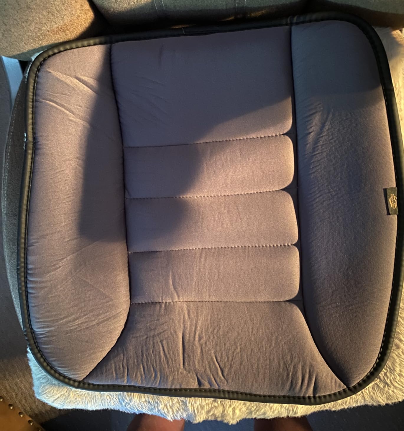 kingphenix Memory Foam Car Seat Cushion for Driver and Office Chair Comfort customer photo 2